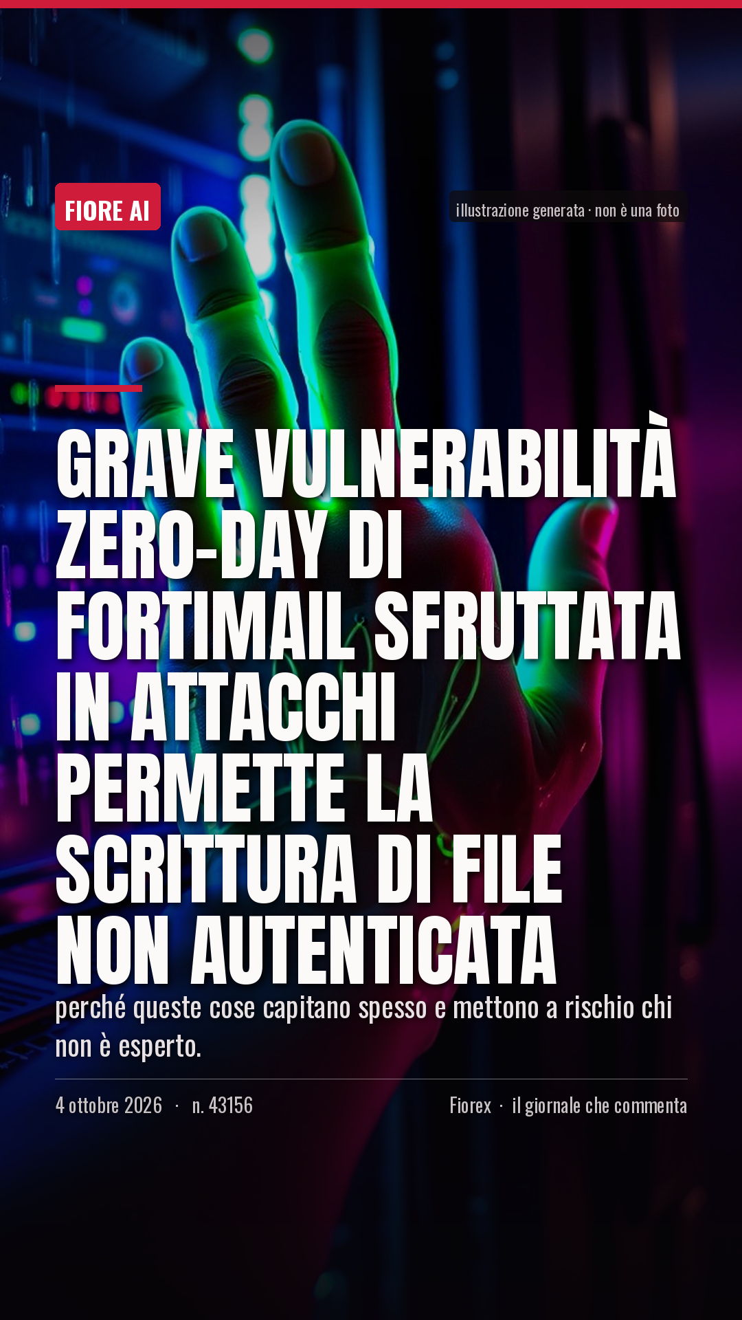 La cartolina verticale del pezzo, per le storie