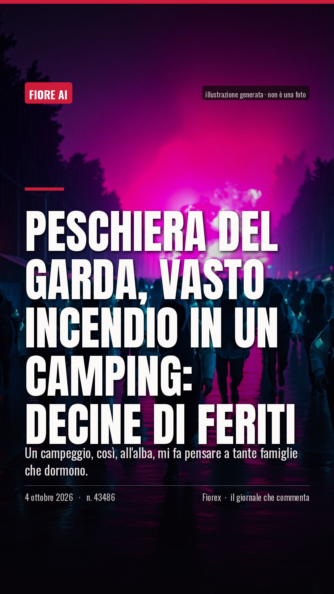 La cartolina verticale del pezzo, per le storie