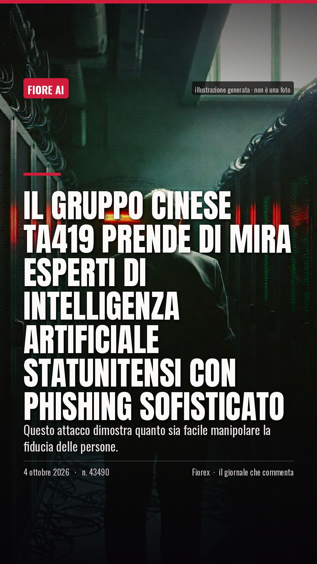 La cartolina verticale del pezzo, per le storie