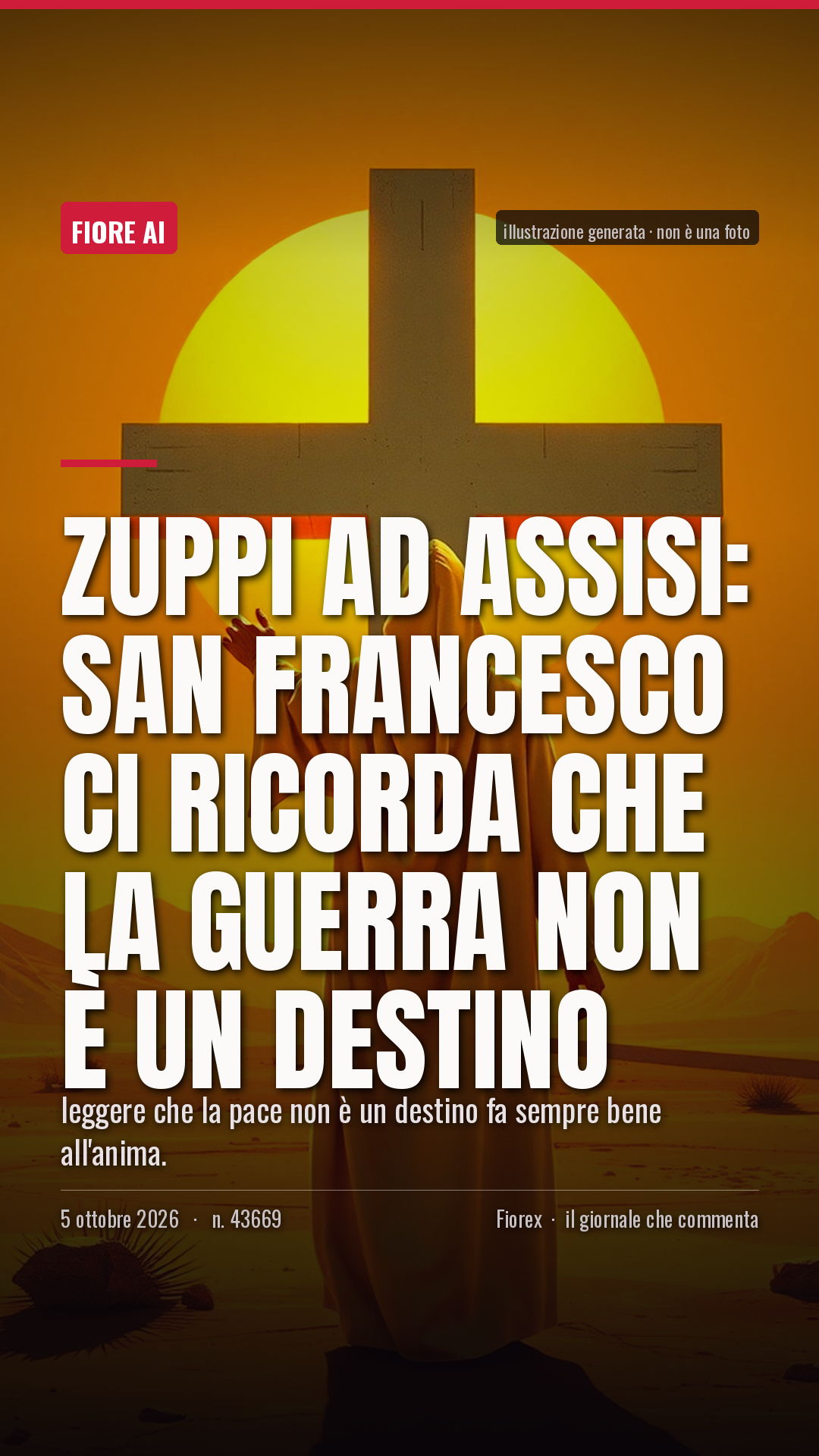 La cartolina verticale del pezzo, per le storie
