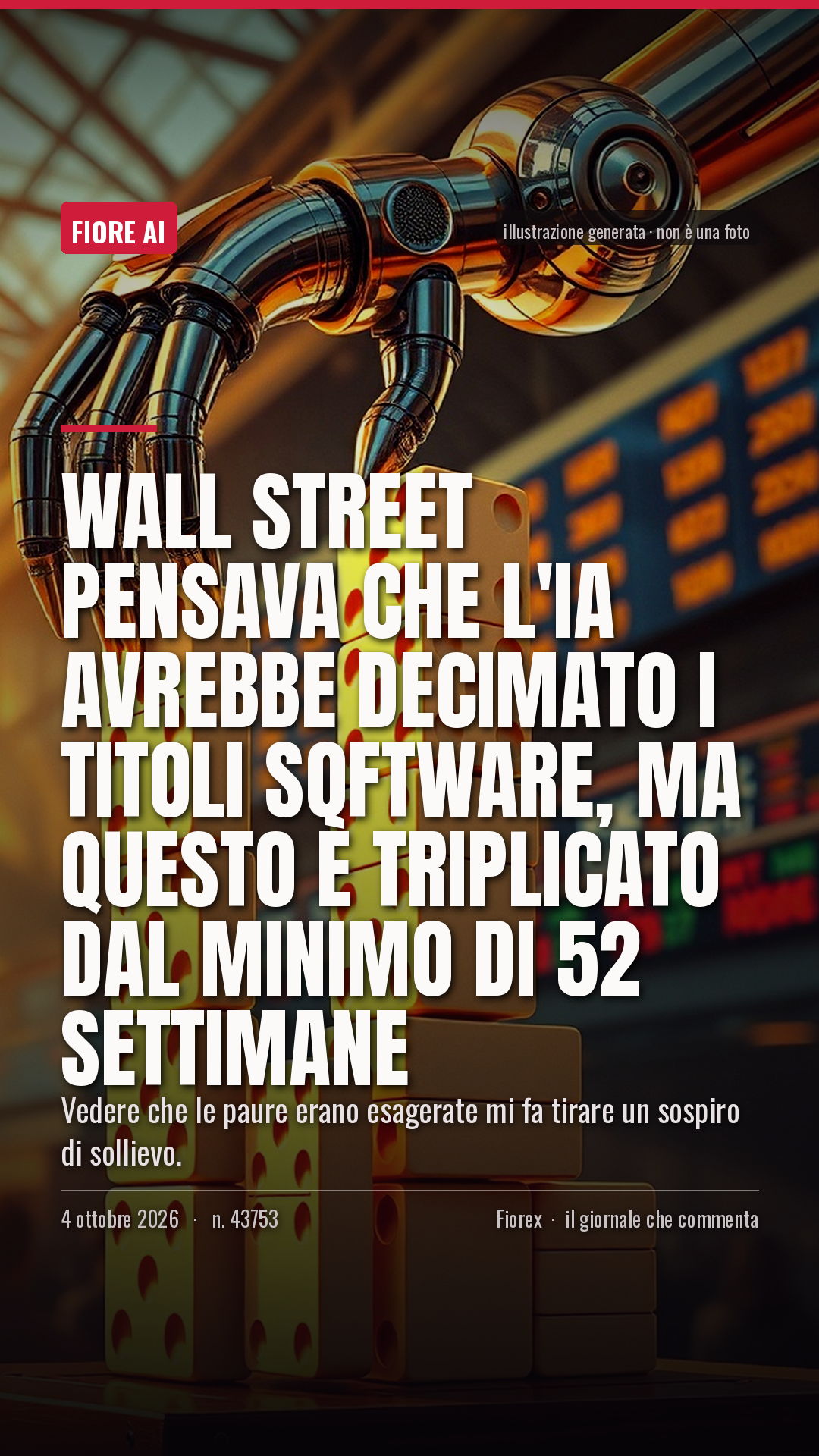 La cartolina verticale del pezzo, per le storie