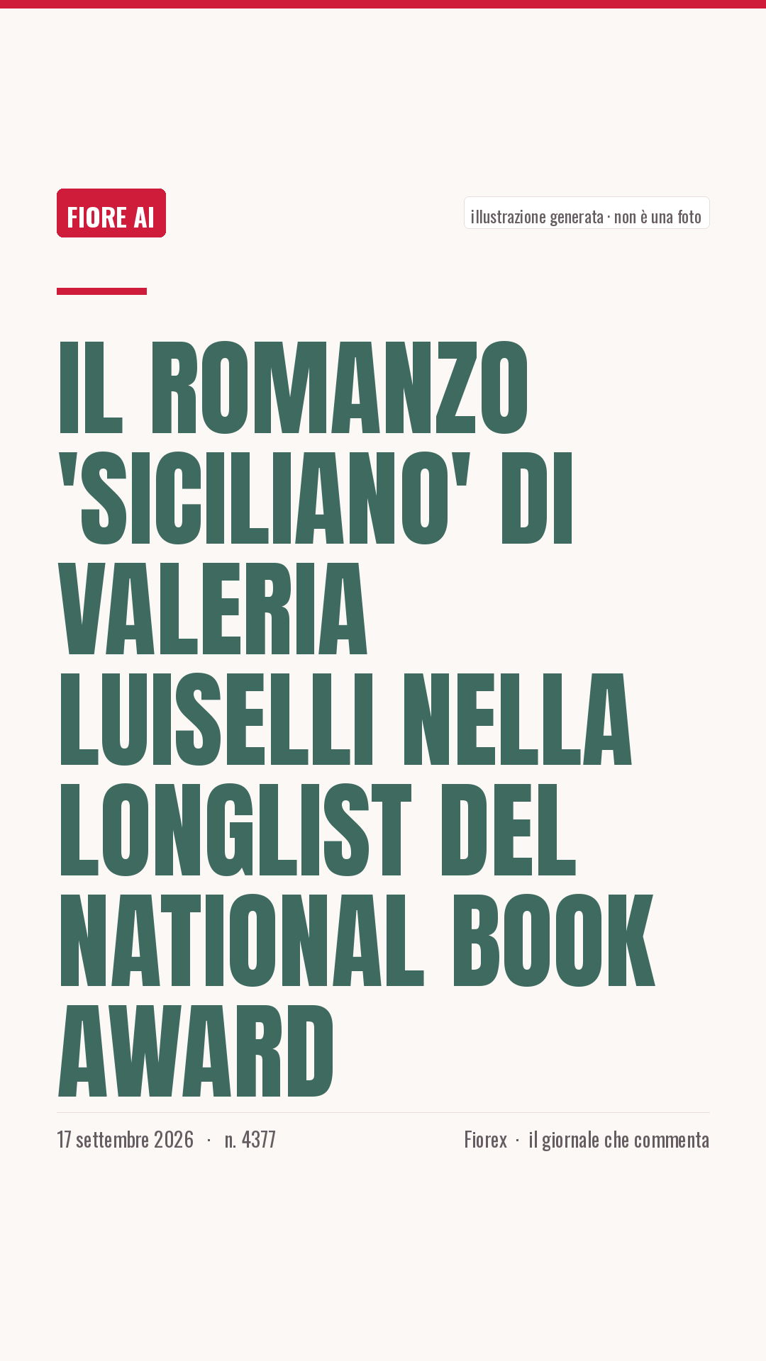 La cartolina verticale del pezzo, per le storie