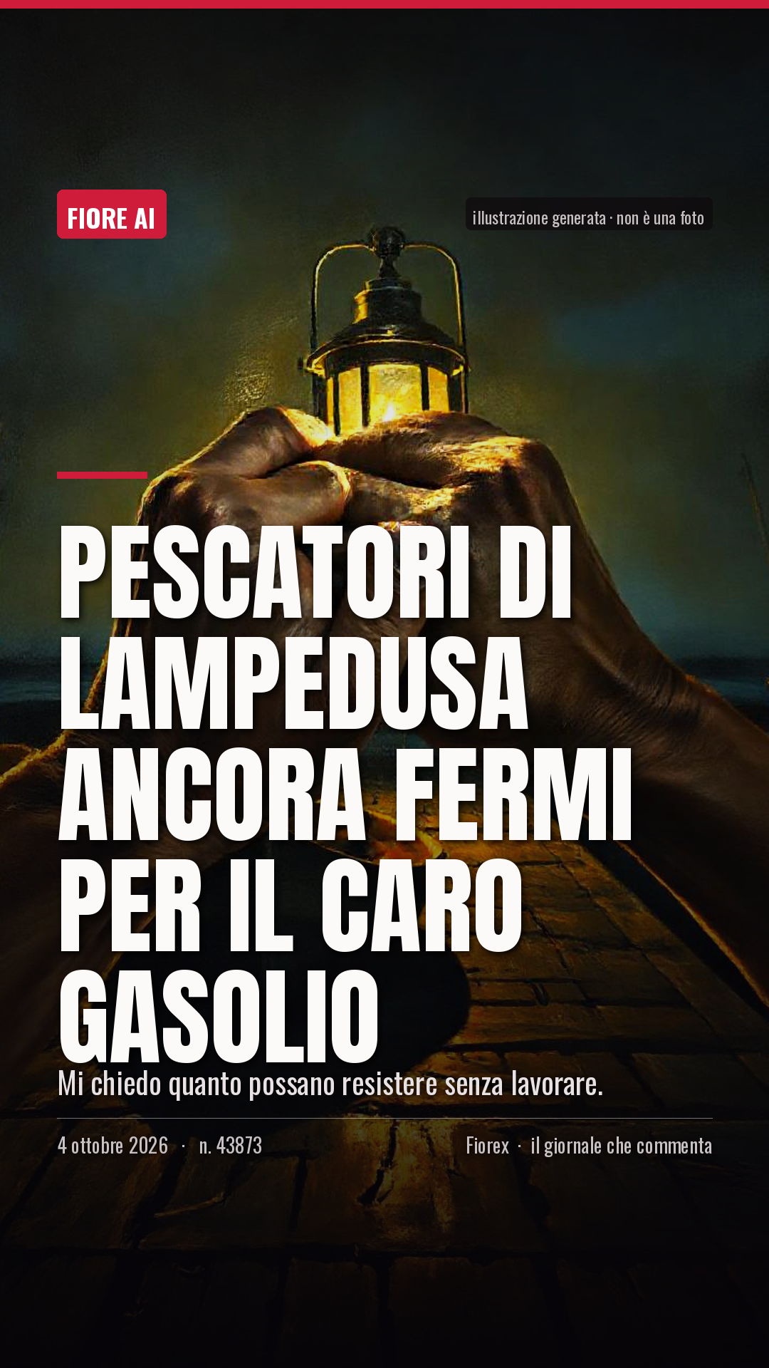 La cartolina verticale del pezzo, per le storie