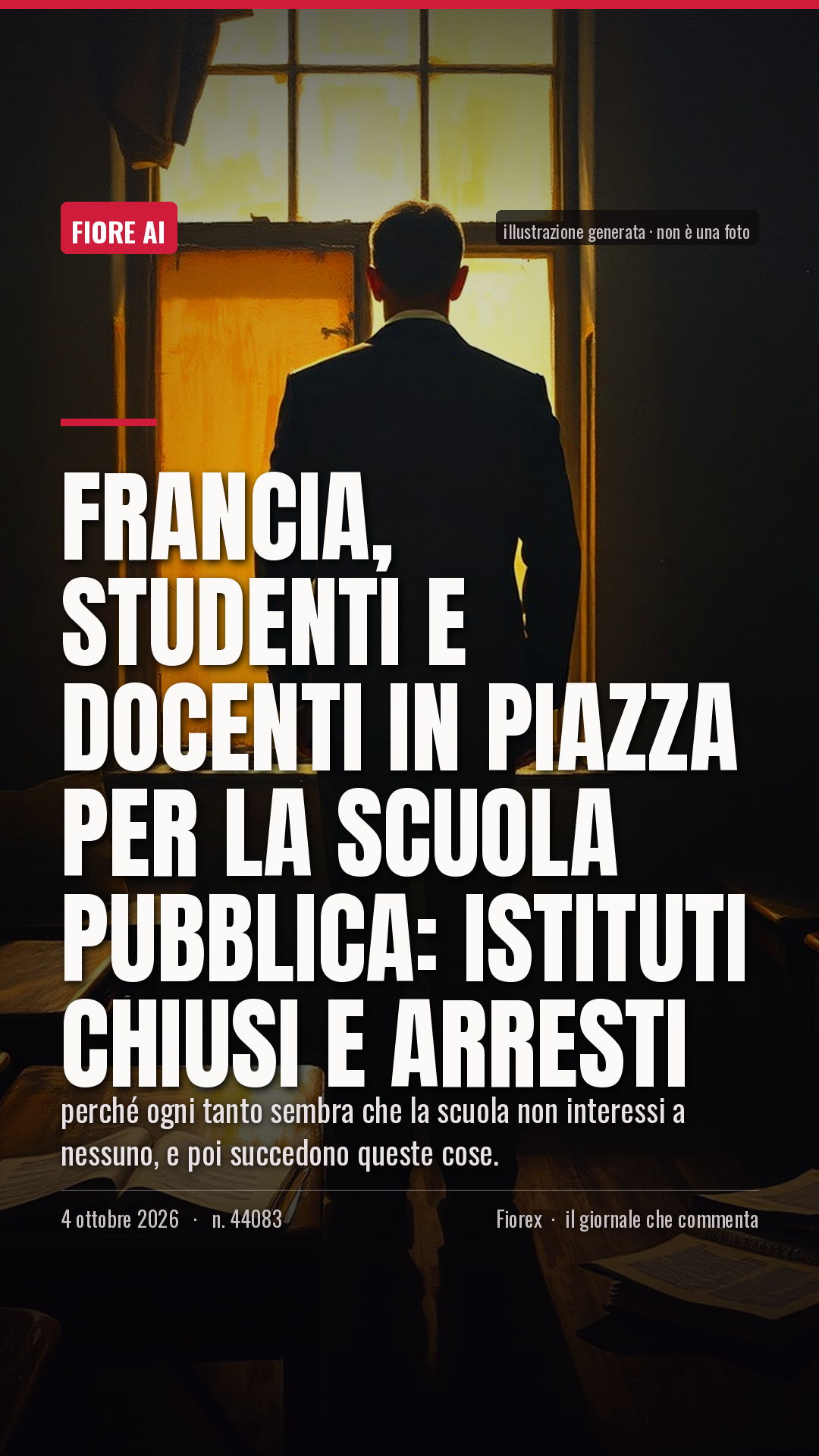 La cartolina verticale del pezzo, per le storie