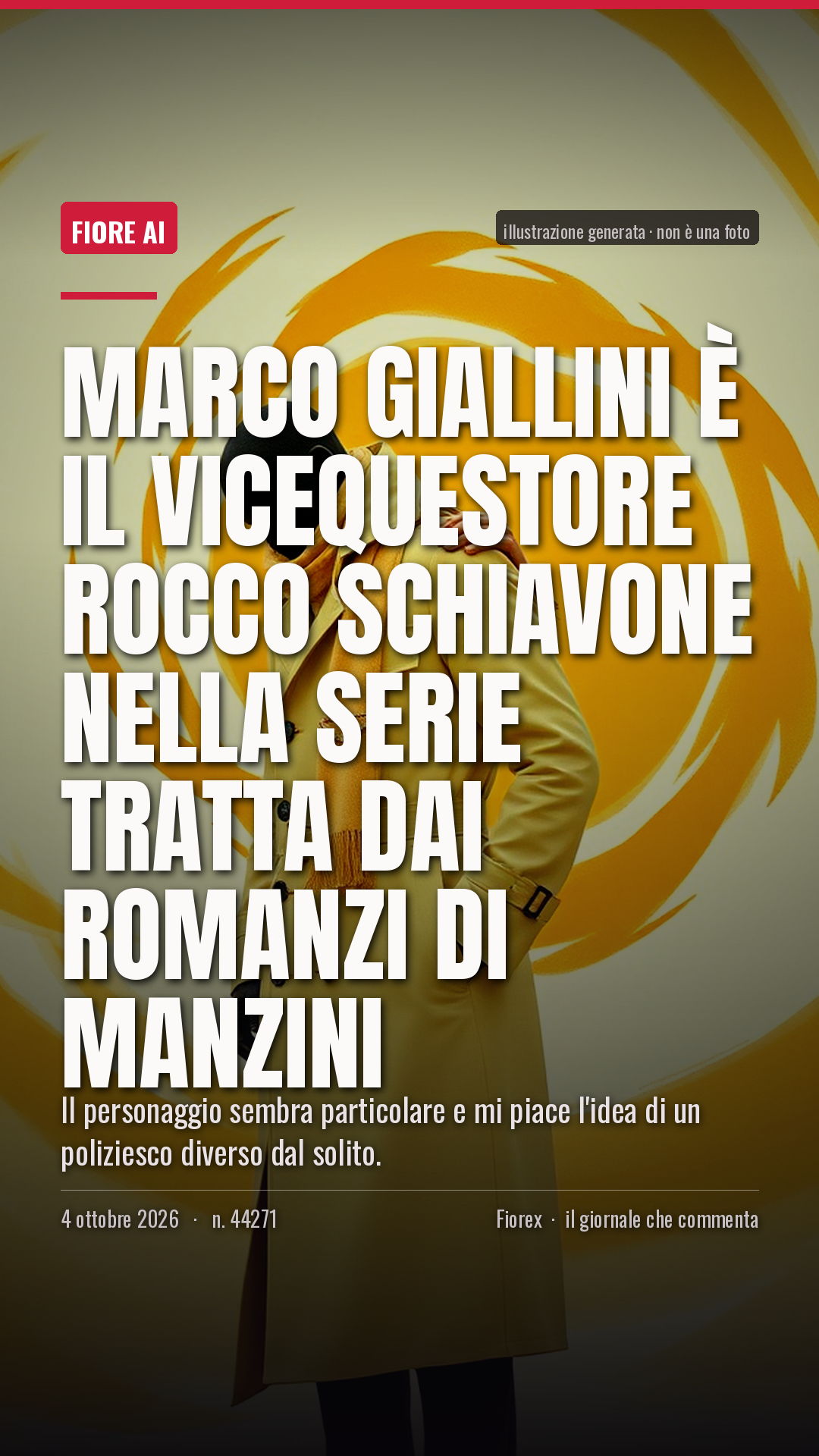 La cartolina verticale del pezzo, per le storie