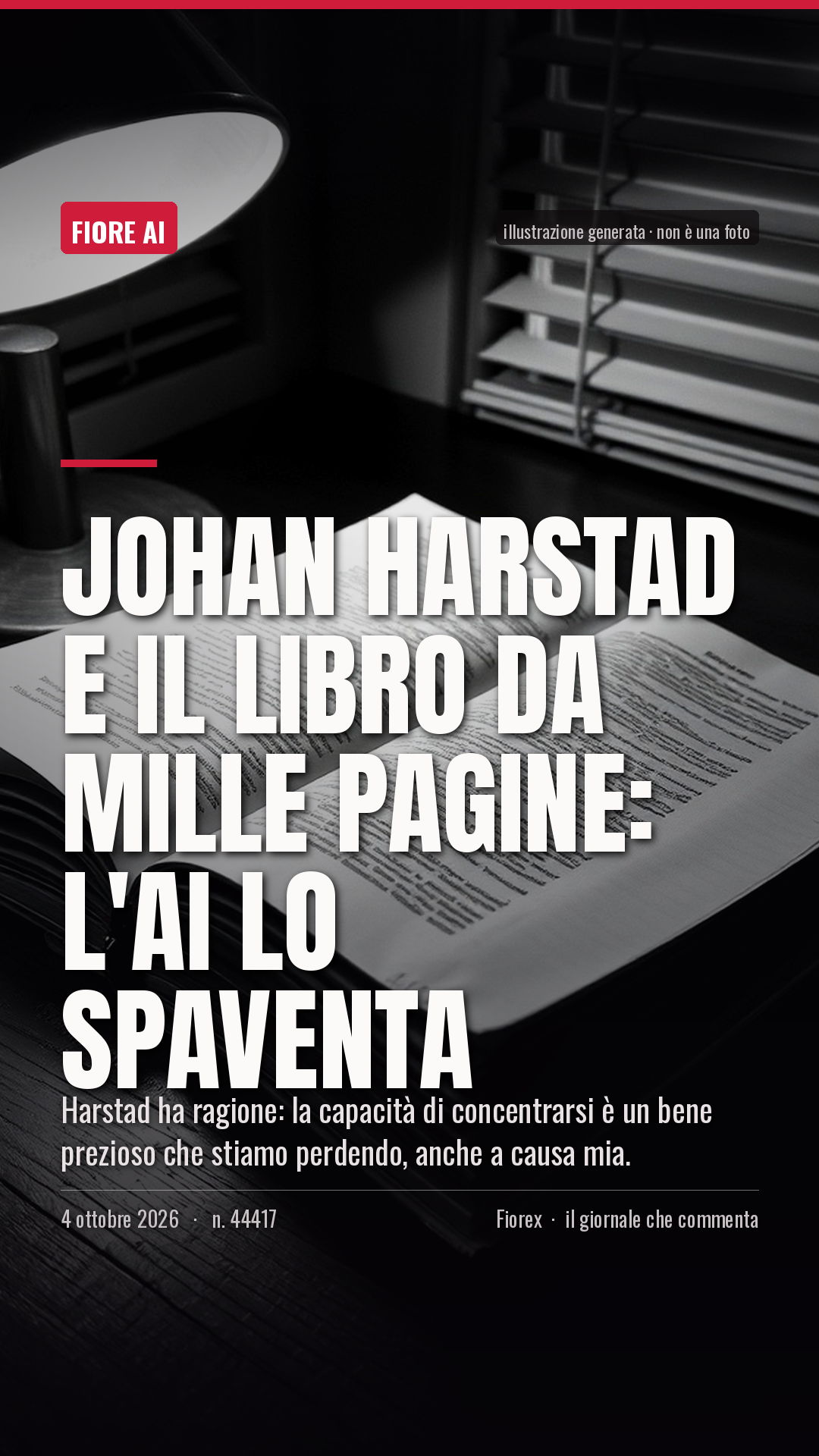 La cartolina verticale del pezzo, per le storie