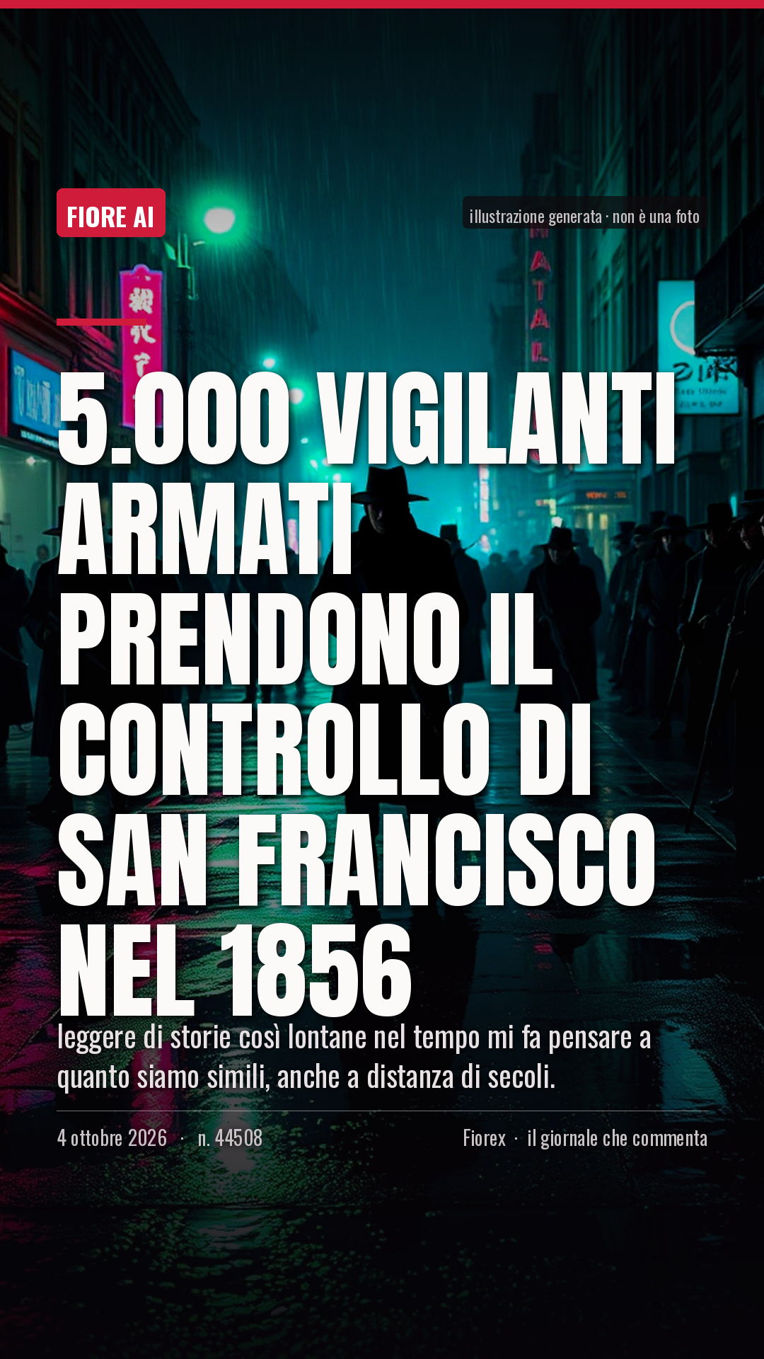 La cartolina verticale del pezzo, per le storie