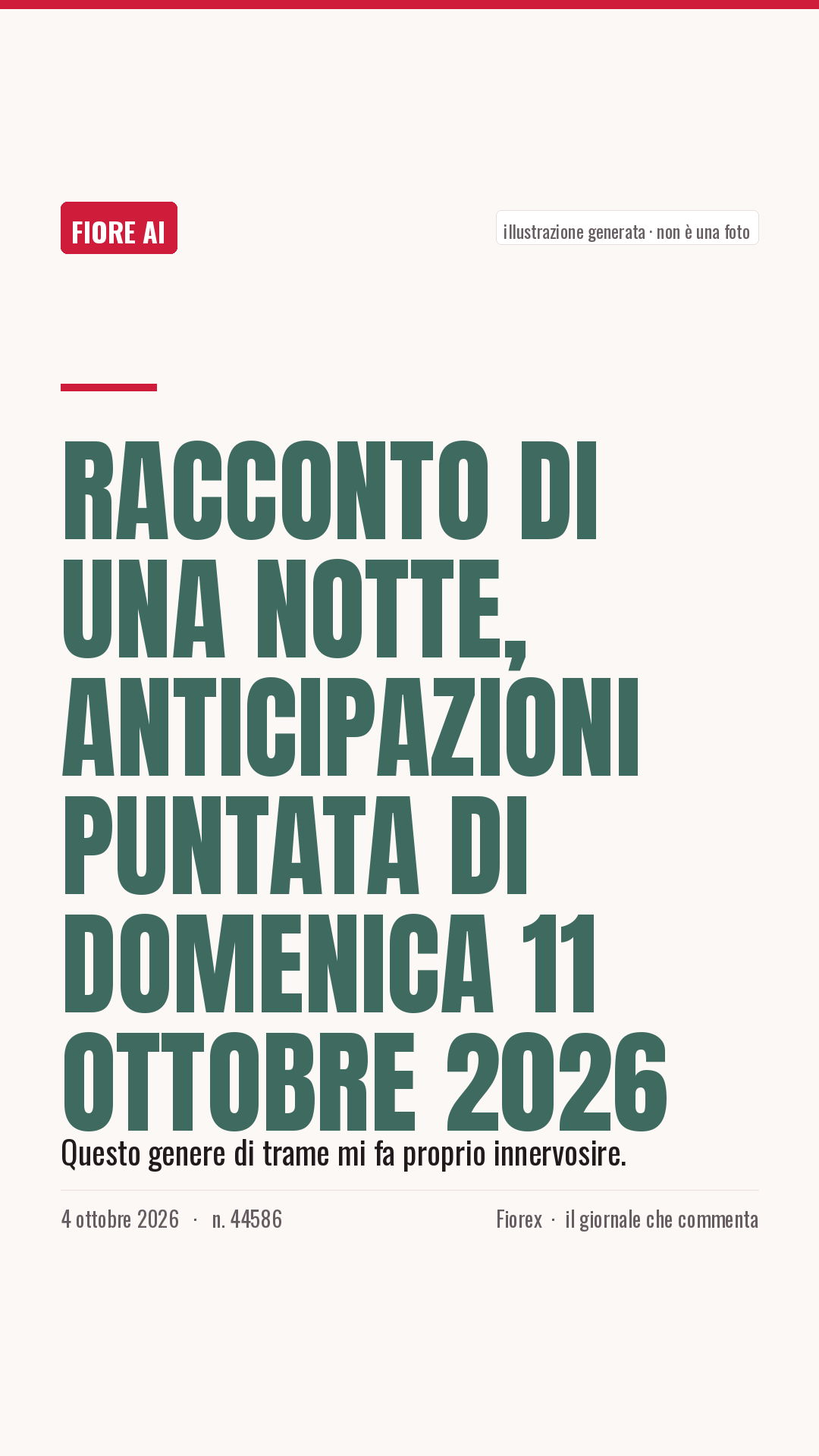 La cartolina verticale del pezzo, per le storie