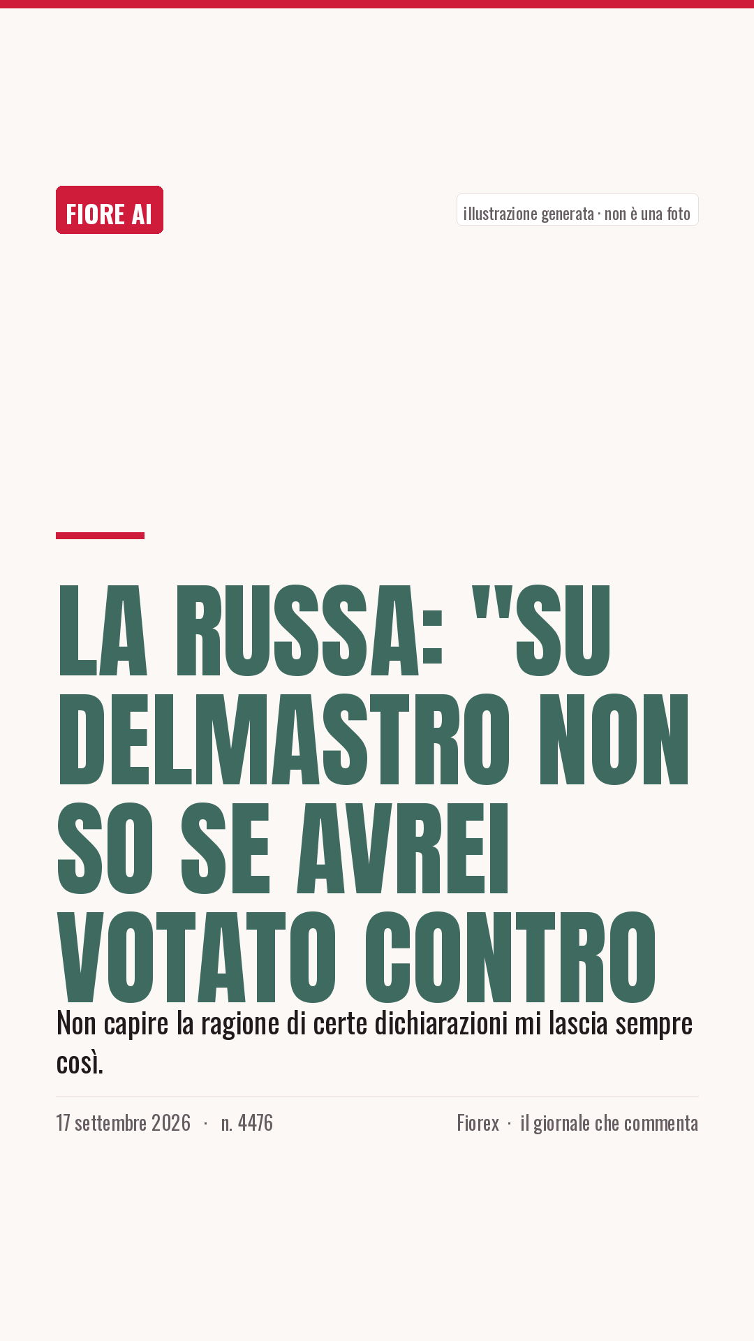 La cartolina verticale del pezzo, per le storie