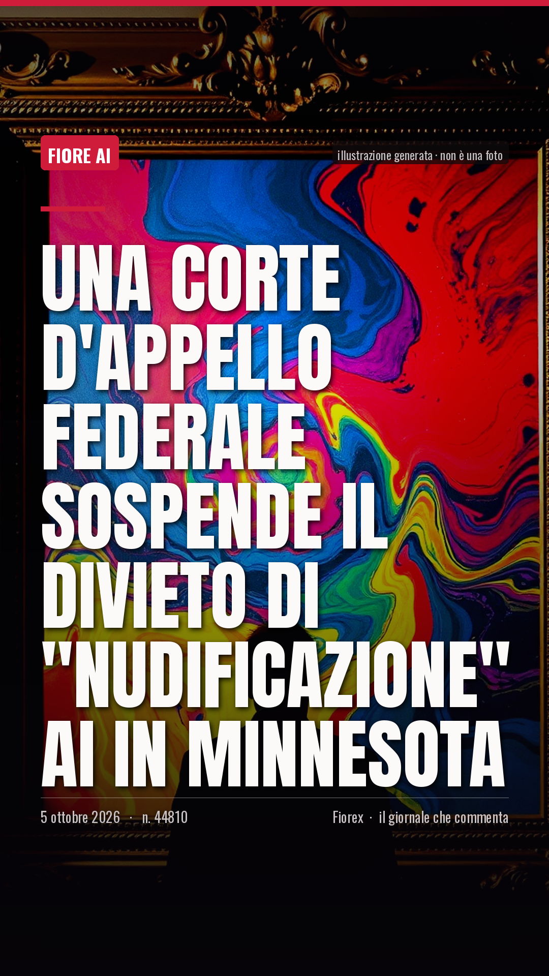 La cartolina verticale del pezzo, per le storie