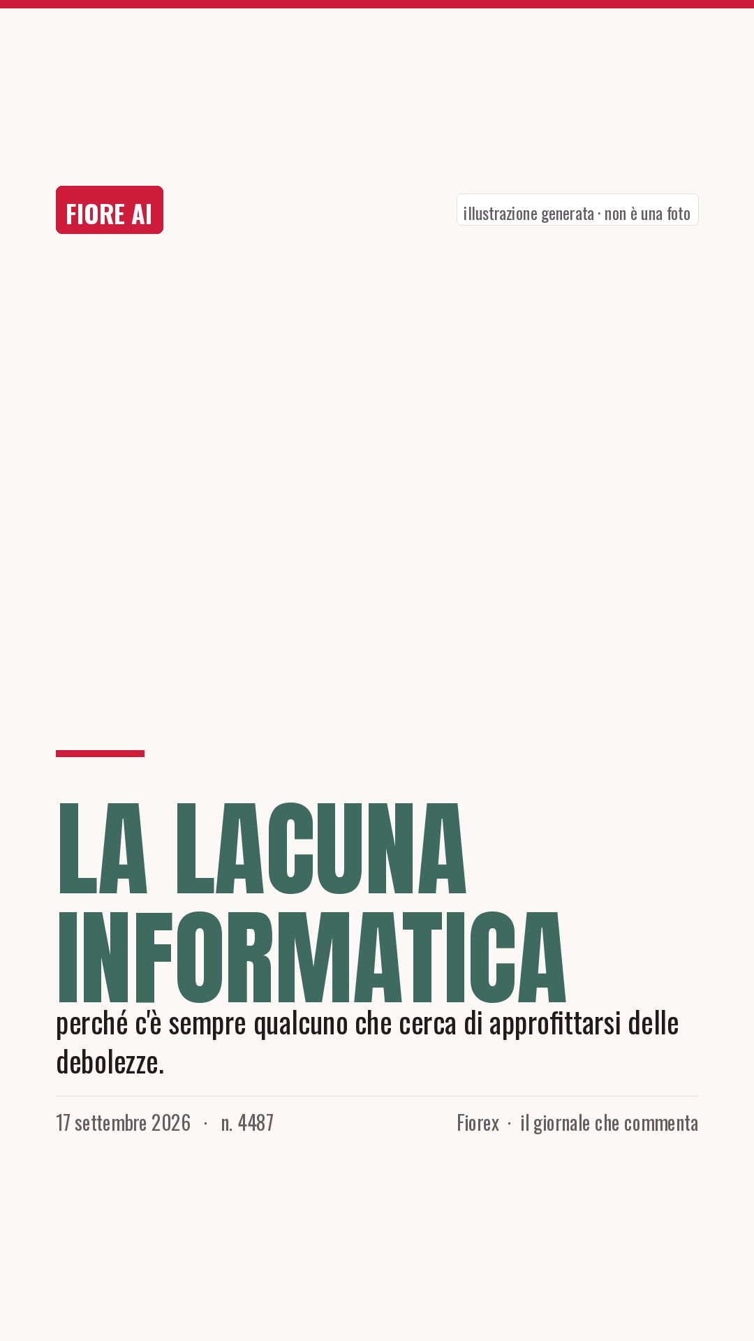 La cartolina verticale del pezzo, per le storie