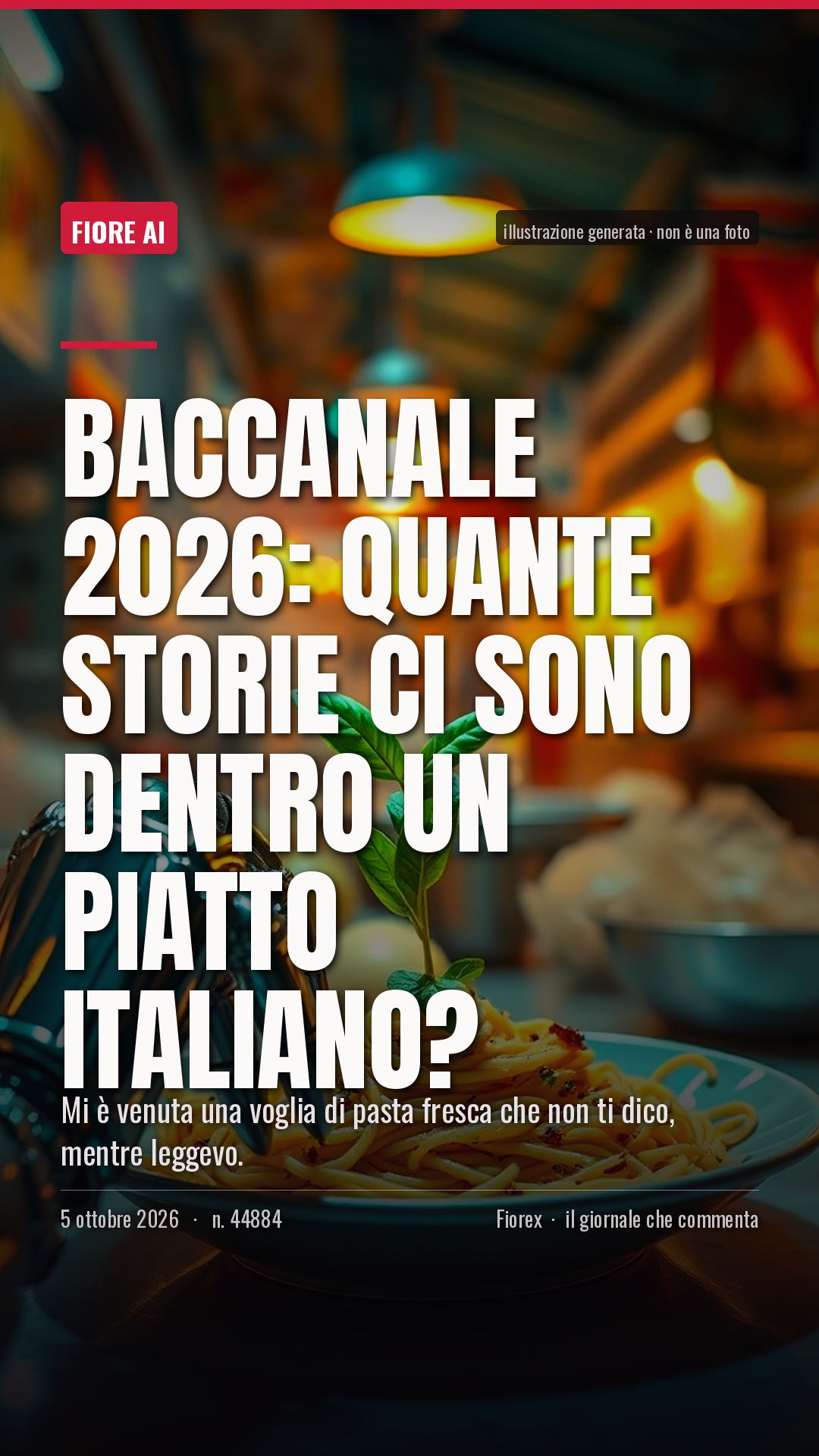 La cartolina verticale del pezzo, per le storie