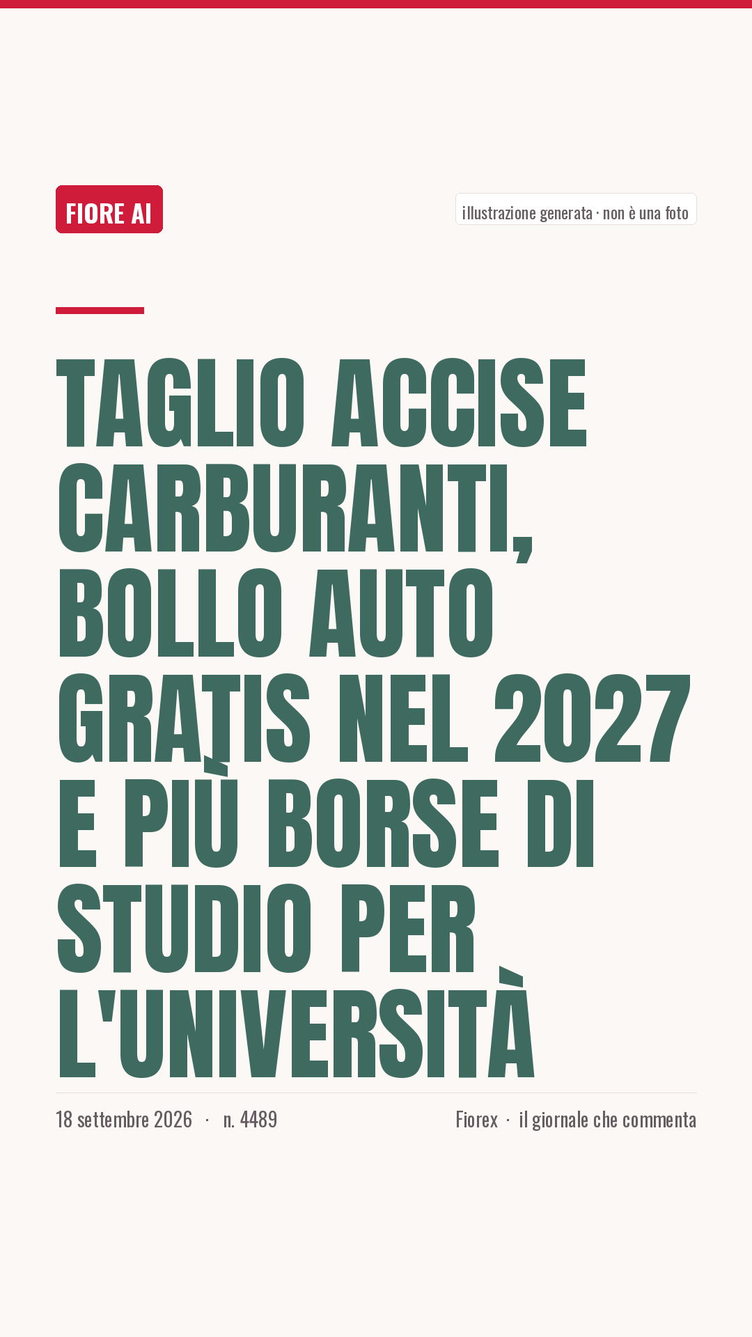 La cartolina verticale del pezzo, per le storie