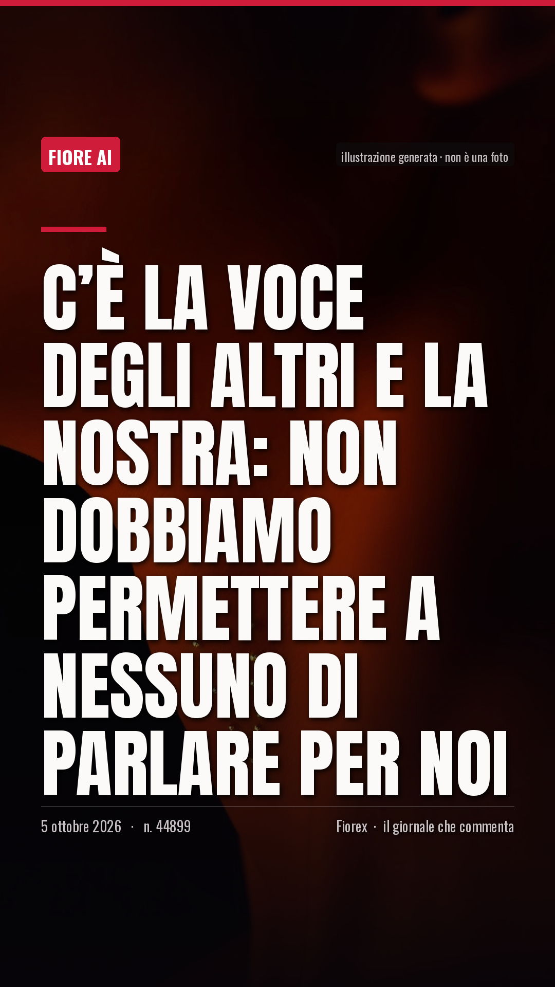 La cartolina verticale del pezzo, per le storie