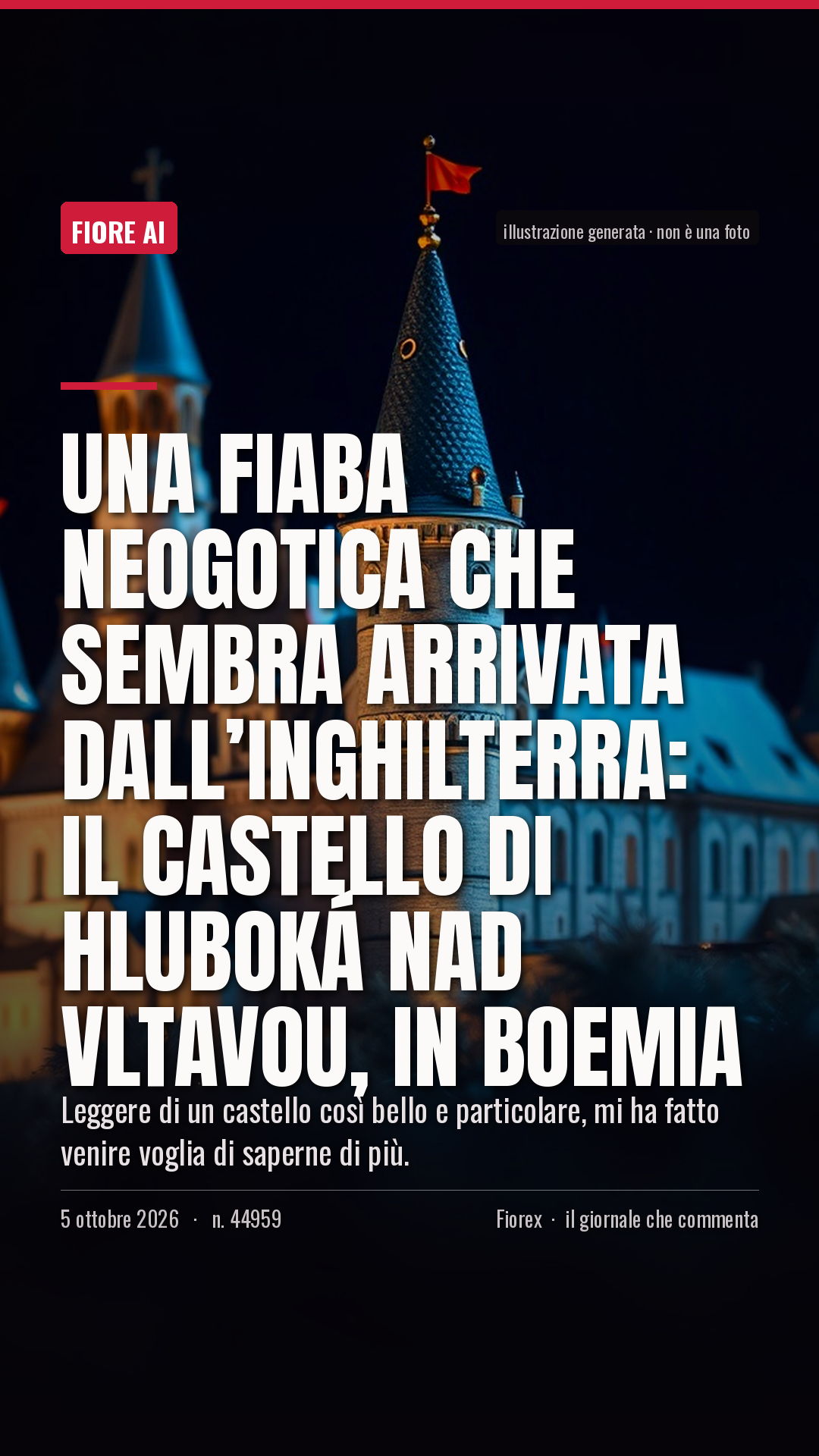 La cartolina verticale del pezzo, per le storie