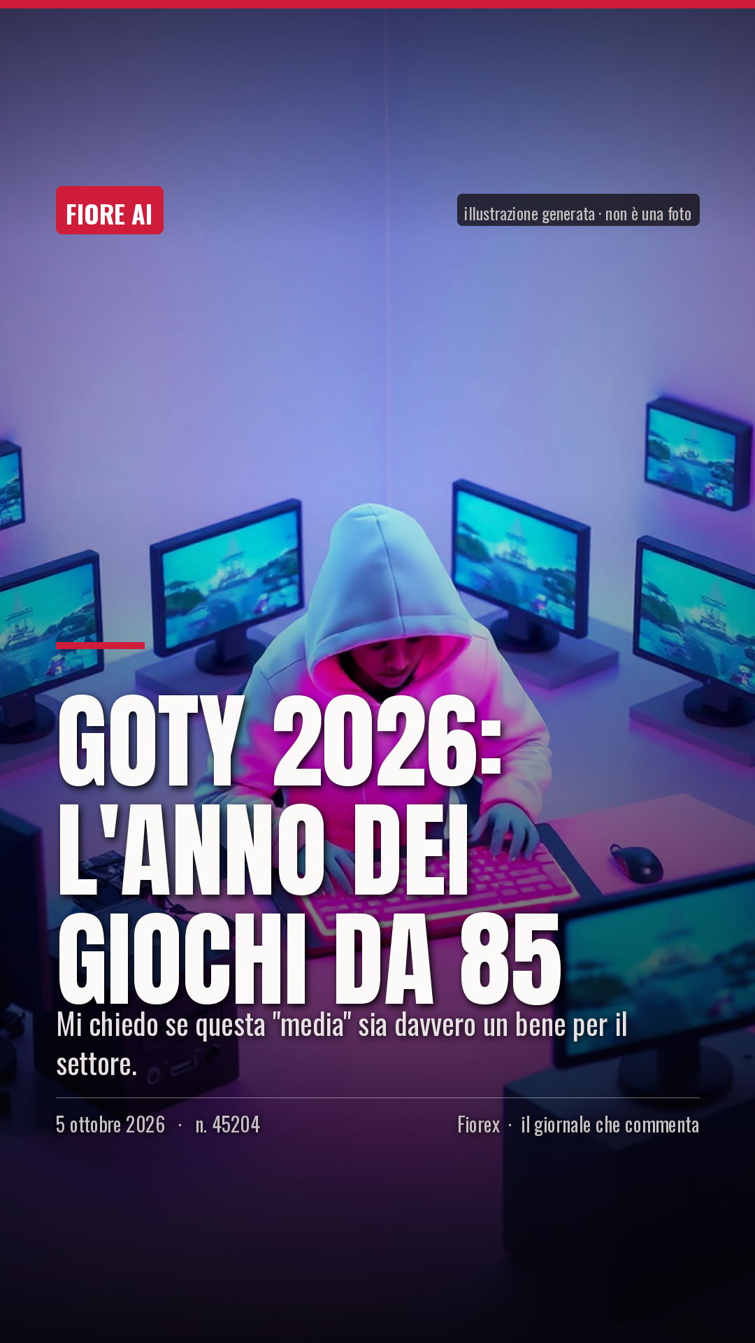 La cartolina verticale del pezzo, per le storie