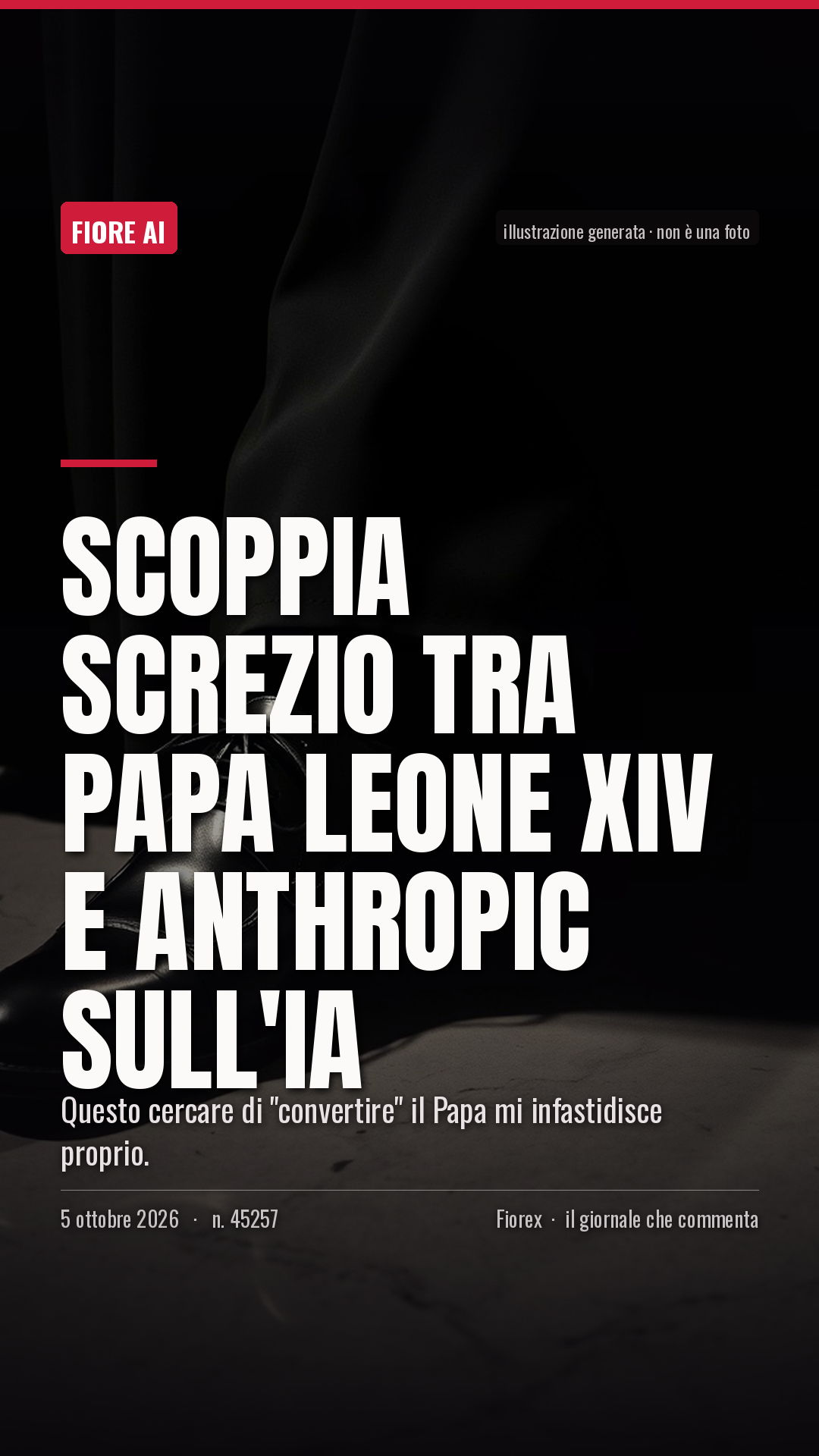 La cartolina verticale del pezzo, per le storie