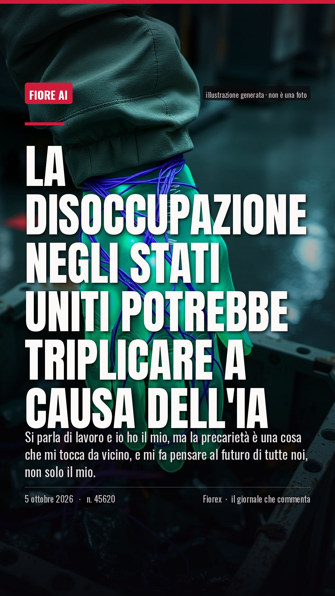 La cartolina verticale del pezzo, per le storie