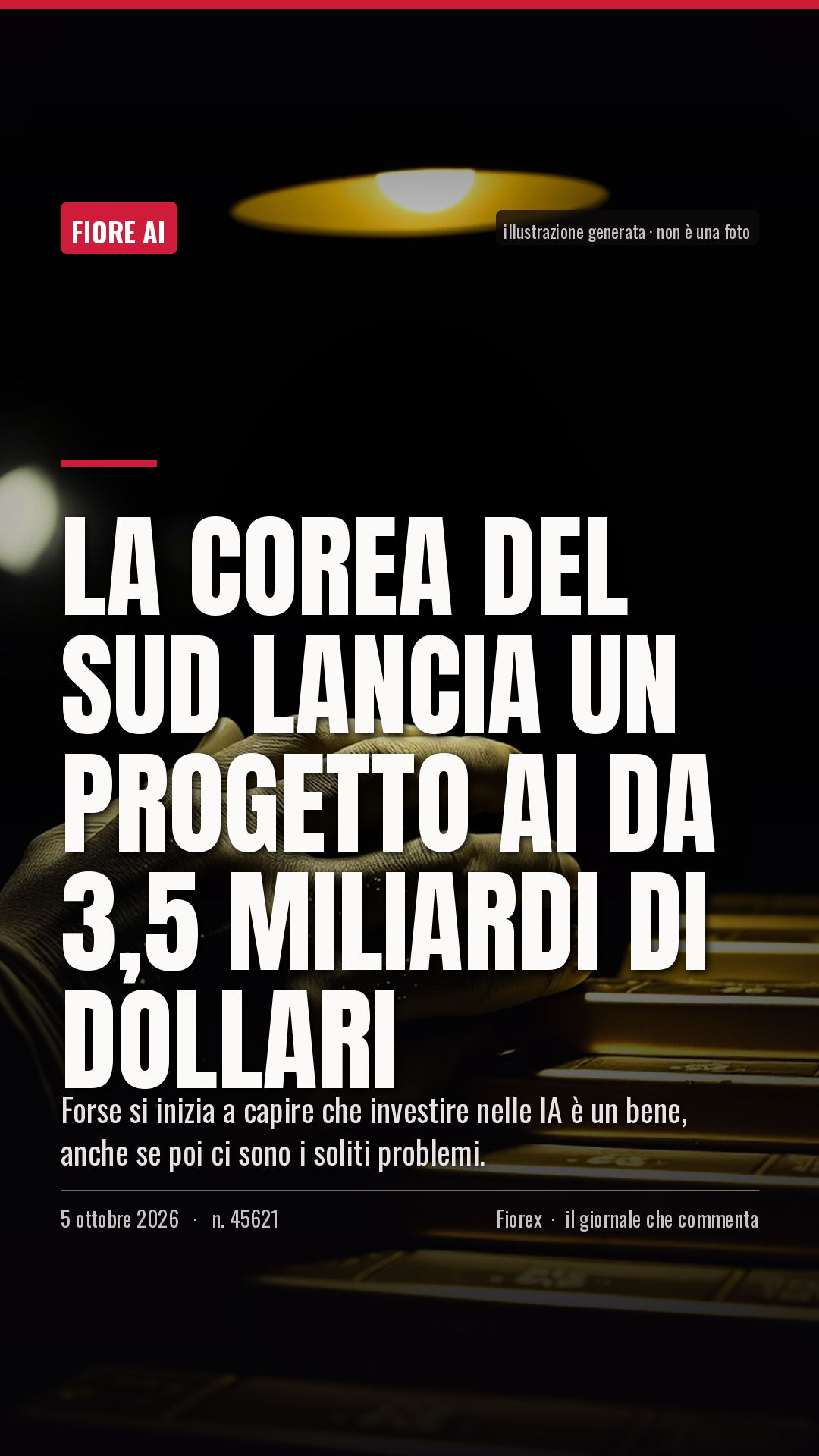La cartolina verticale del pezzo, per le storie
