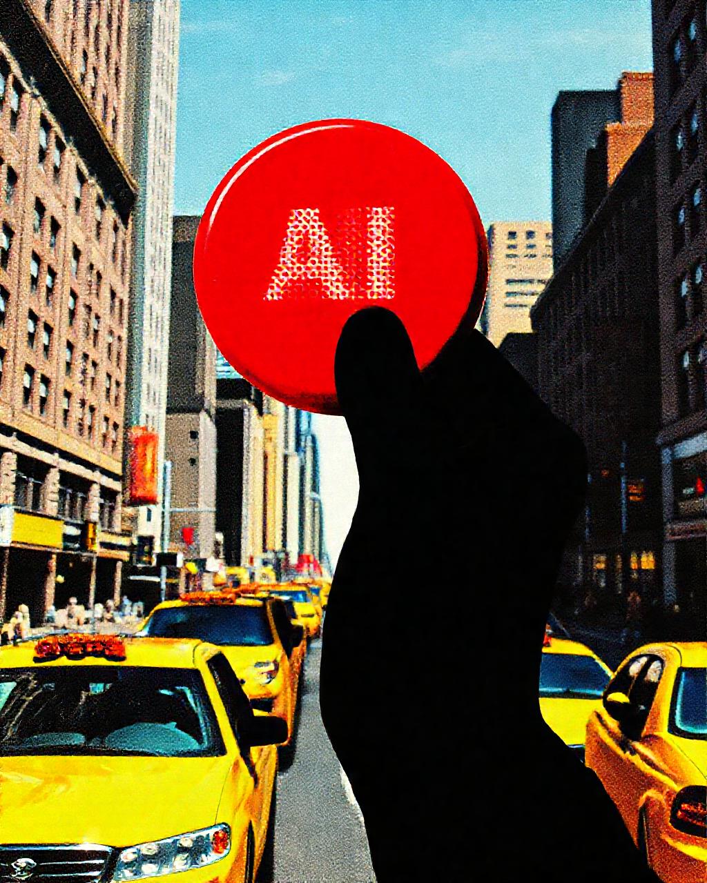 Illustrazione generata per il pezzo: Il Consiglio Comunale di New York interroga i giganti dell'IA sulla sicurezza