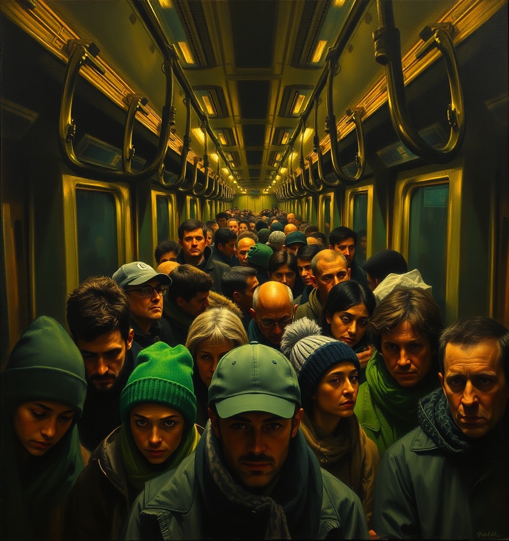 Illustrazione generata per il pezzo: Un capo di colore verde per sensibilizzare sulla salute mentale