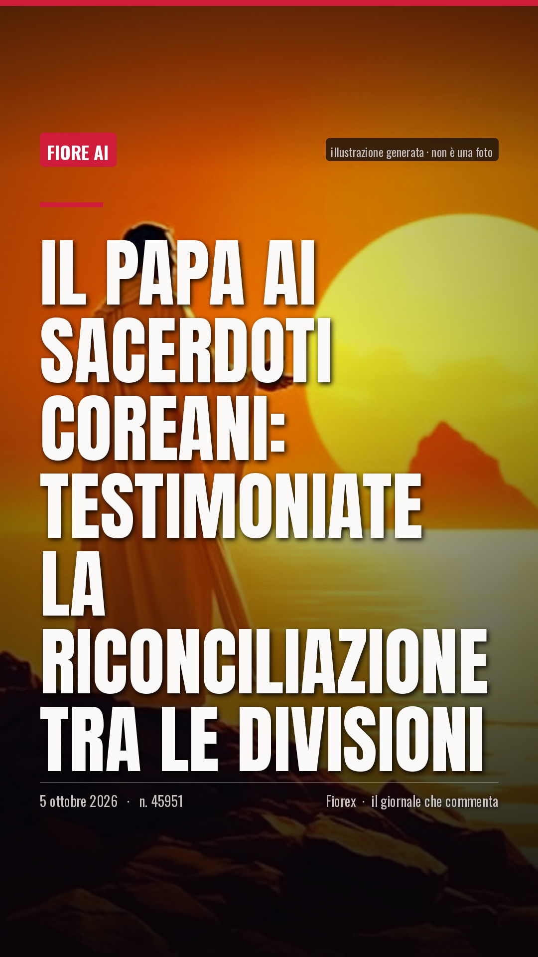 La cartolina verticale del pezzo, per le storie