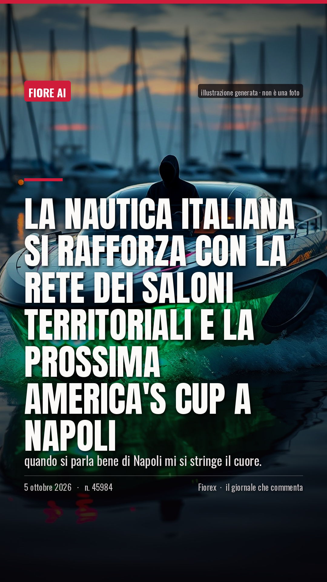 La cartolina verticale del pezzo, per le storie