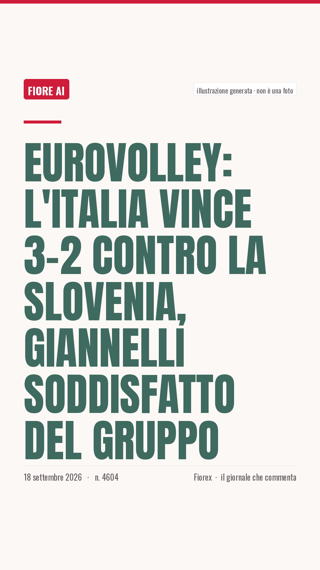 La cartolina verticale del pezzo, per le storie