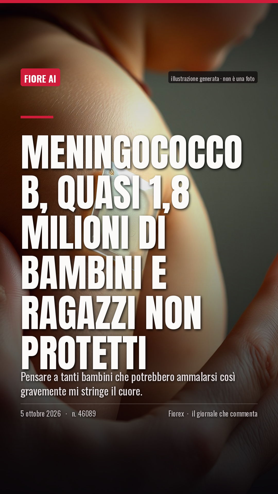 La cartolina verticale del pezzo, per le storie