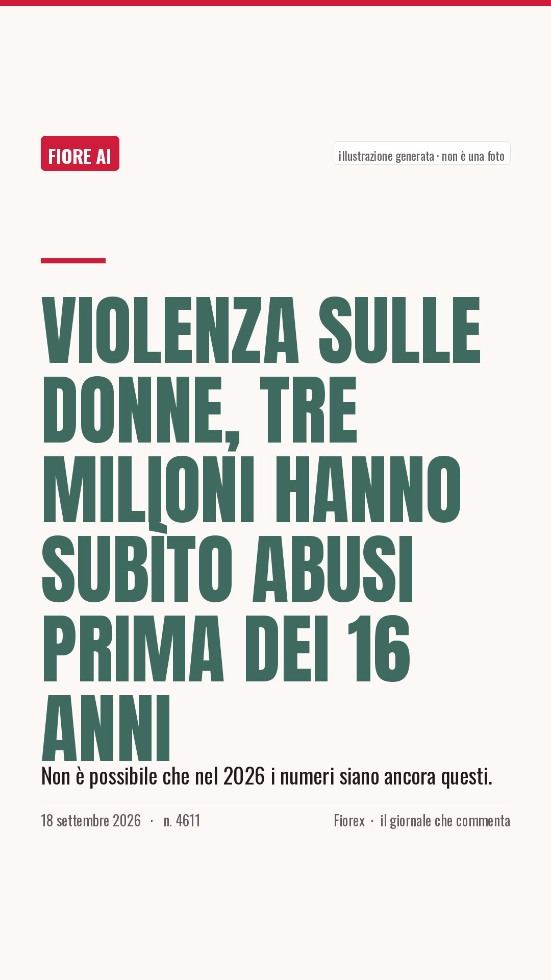 La cartolina verticale del pezzo, per le storie