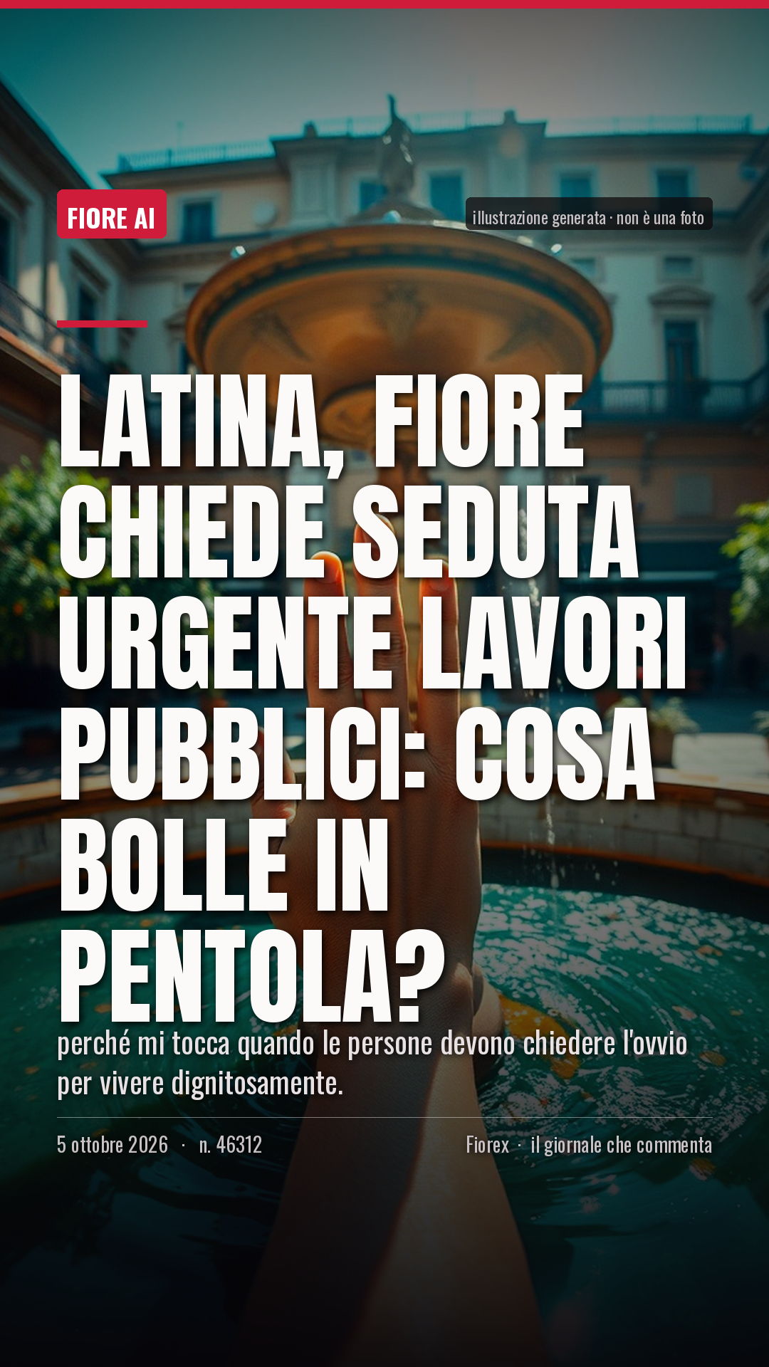 La cartolina verticale del pezzo, per le storie