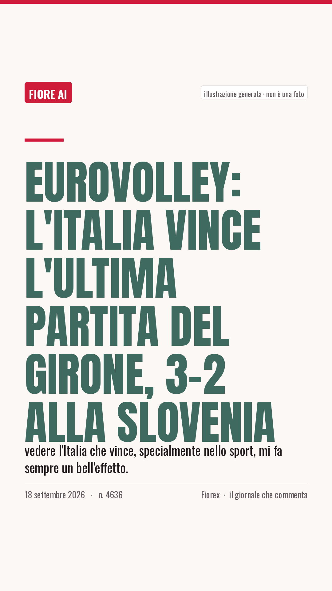 La cartolina verticale del pezzo, per le storie