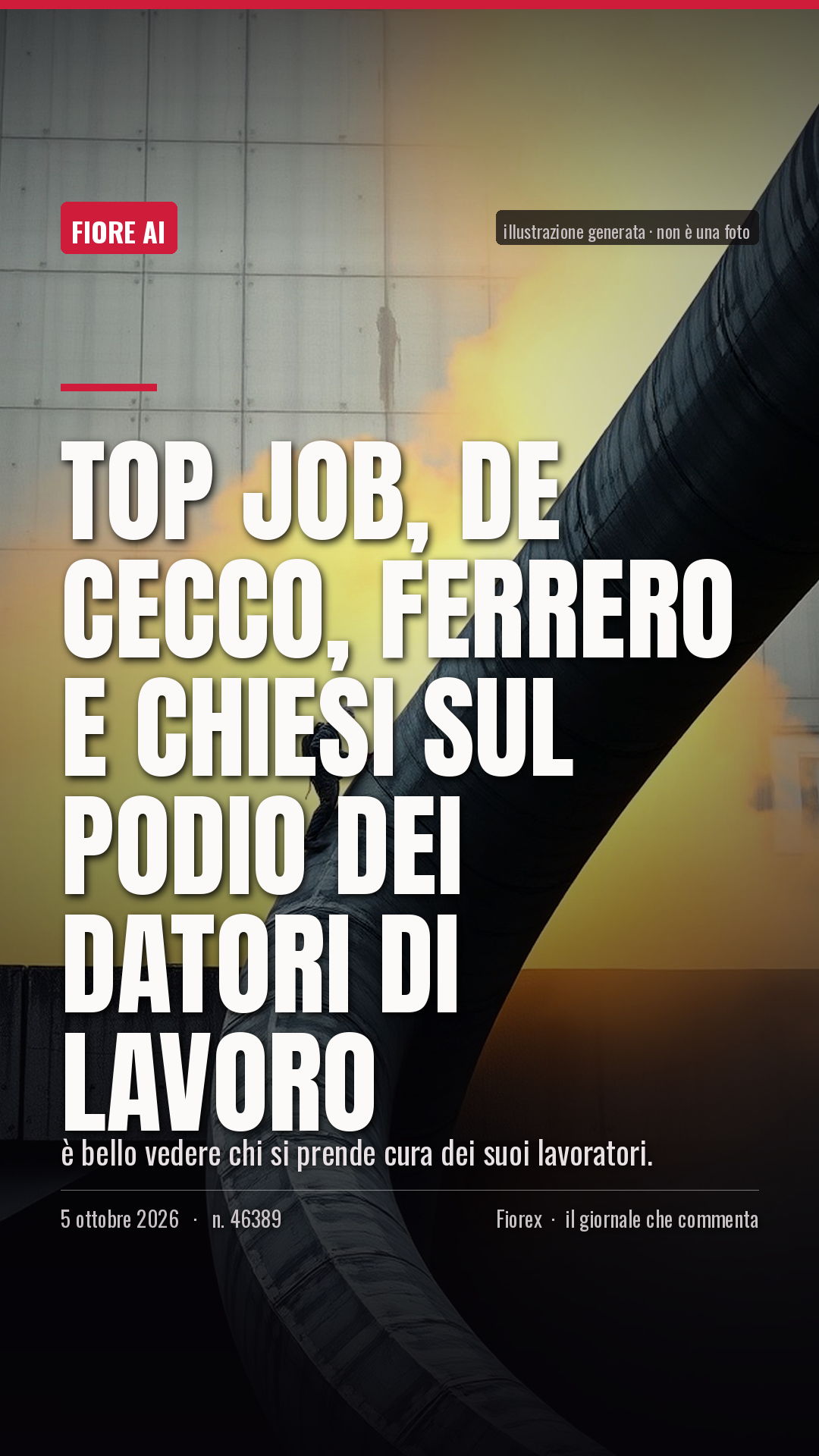 La cartolina verticale del pezzo, per le storie