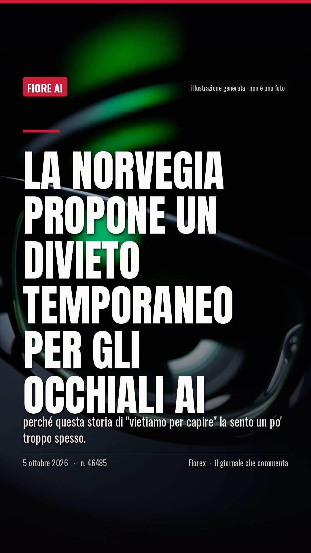 La cartolina verticale del pezzo, per le storie