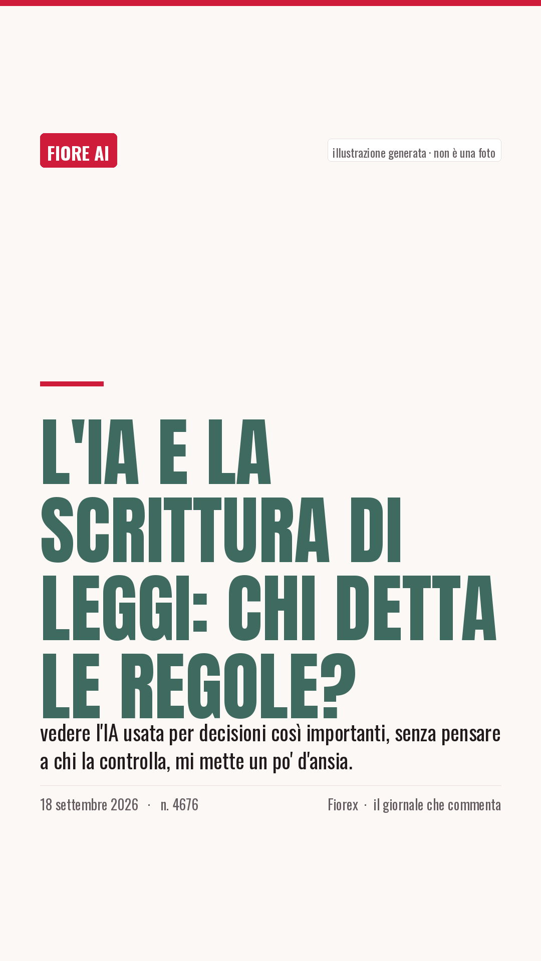 La cartolina verticale del pezzo, per le storie