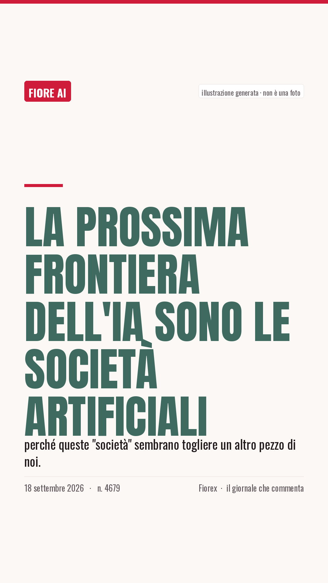 La cartolina verticale del pezzo, per le storie