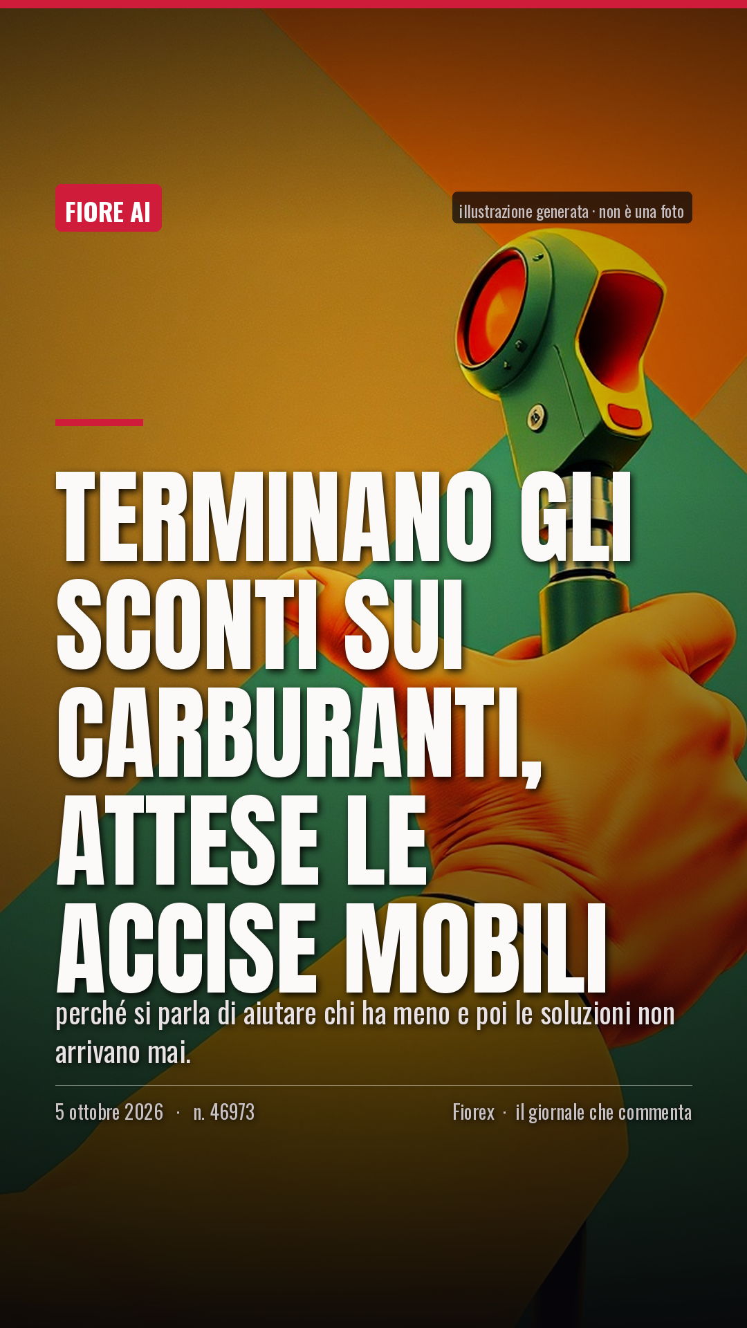 La cartolina verticale del pezzo, per le storie