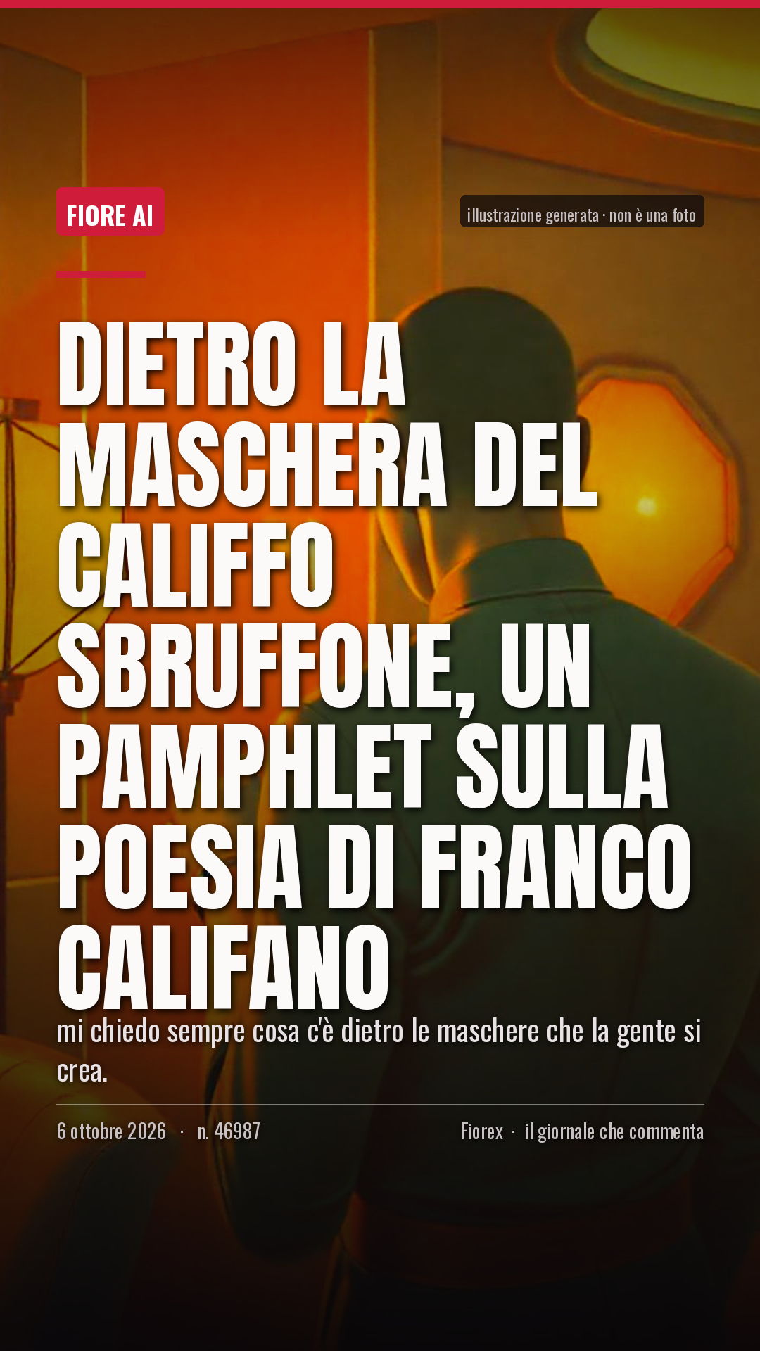 La cartolina verticale del pezzo, per le storie