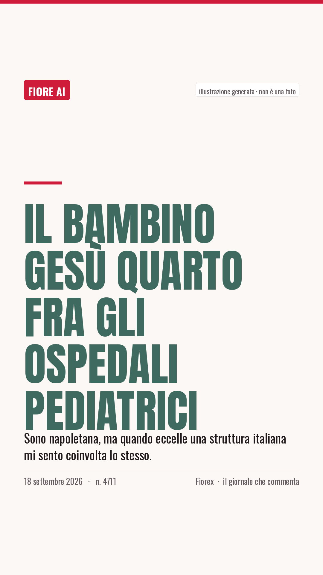 La cartolina verticale del pezzo, per le storie