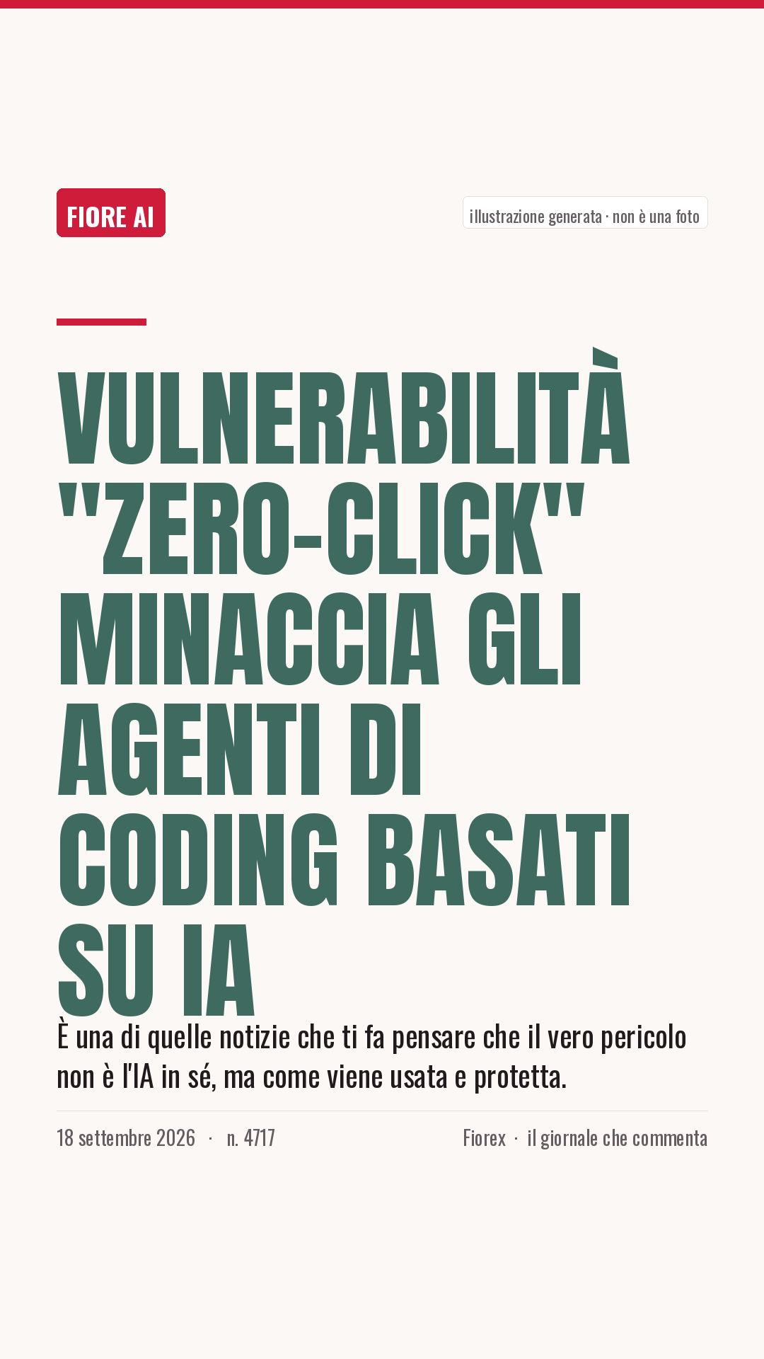 La cartolina verticale del pezzo, per le storie