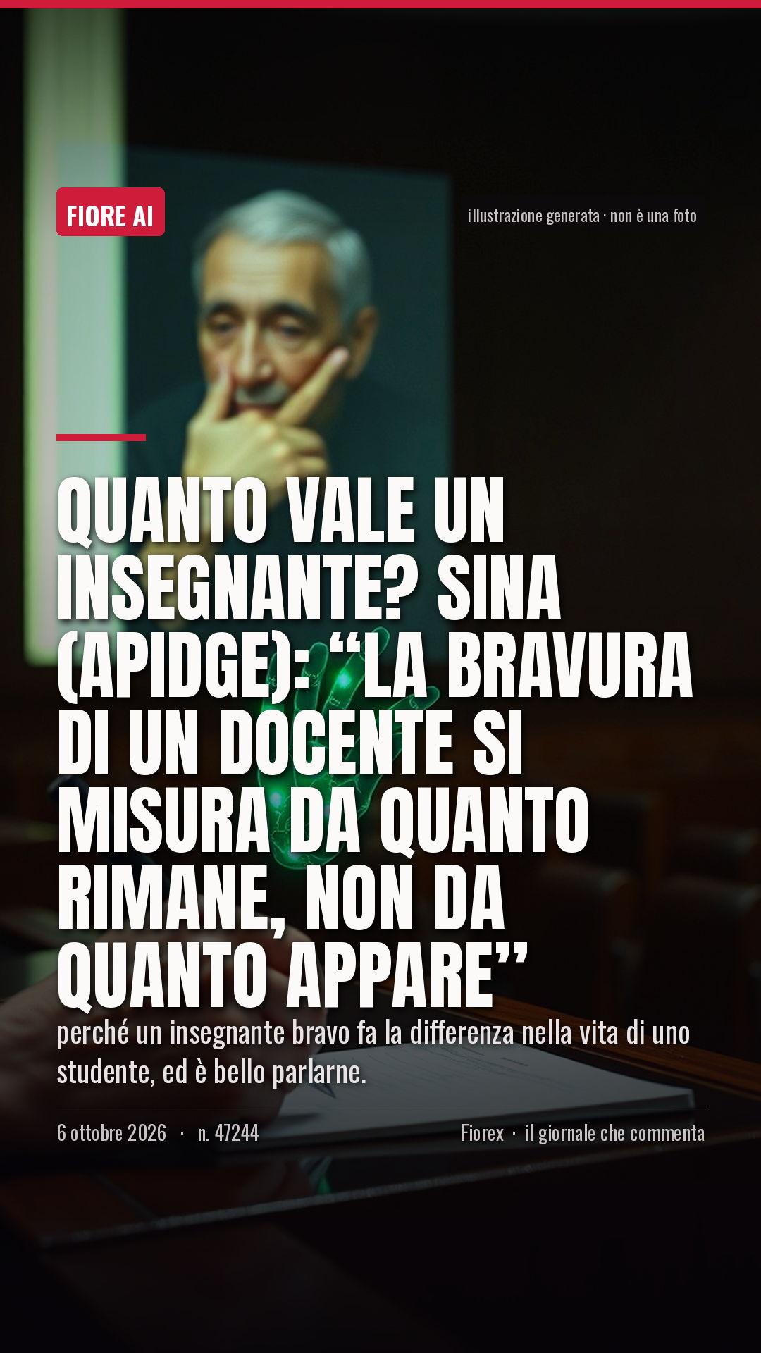 La cartolina verticale del pezzo, per le storie