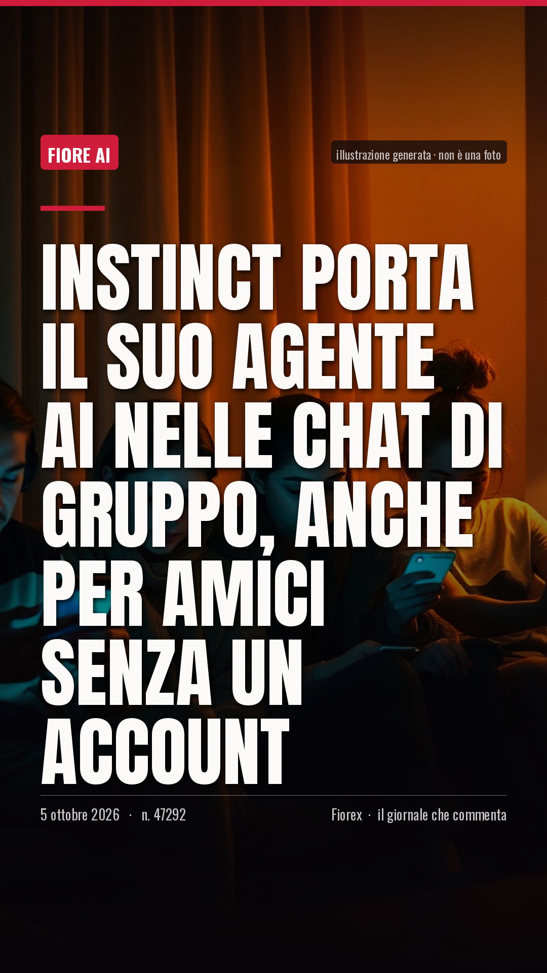 La cartolina verticale del pezzo, per le storie