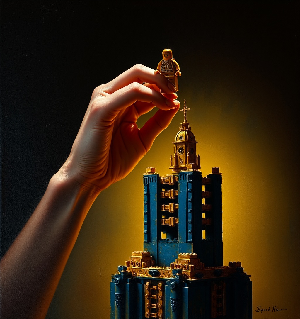 Illustrazione generata per il pezzo: Festa delle Offerte Prime 2026: i set LEGO più convenienti