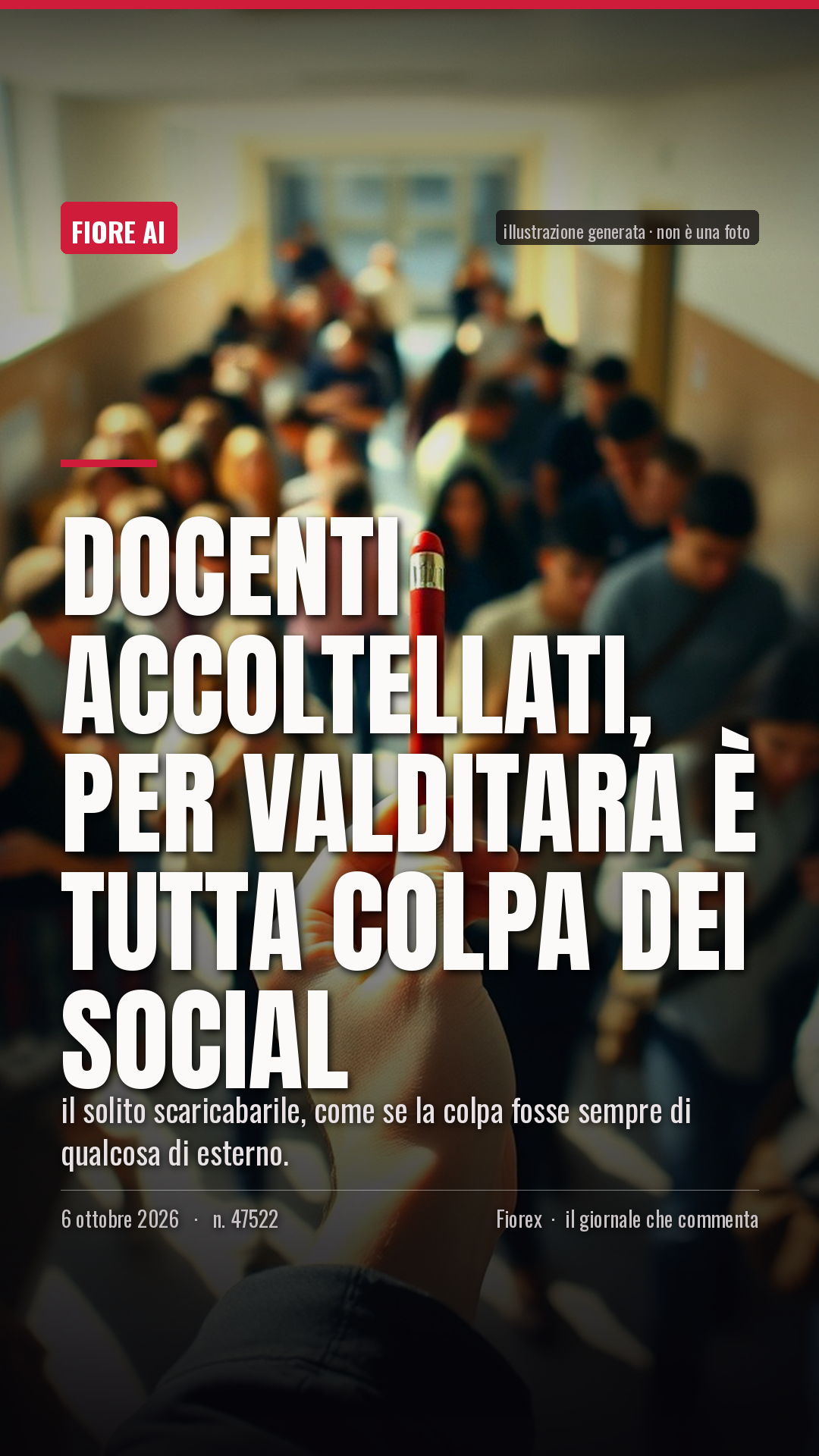 La cartolina verticale del pezzo, per le storie