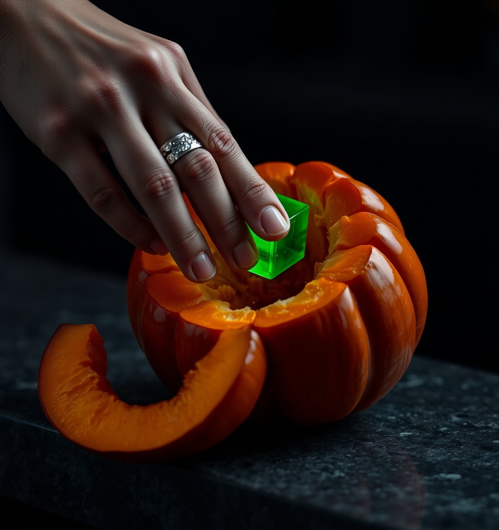 Illustrazione generata per il pezzo: Come conservare la zucca per non sprecarla