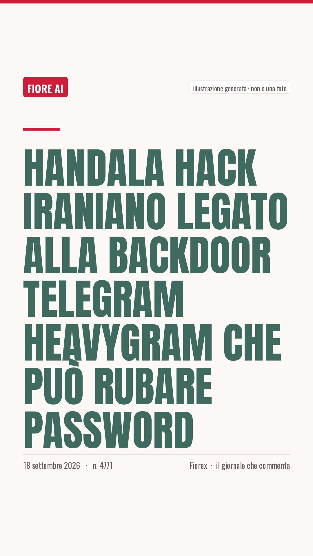 La cartolina verticale del pezzo, per le storie