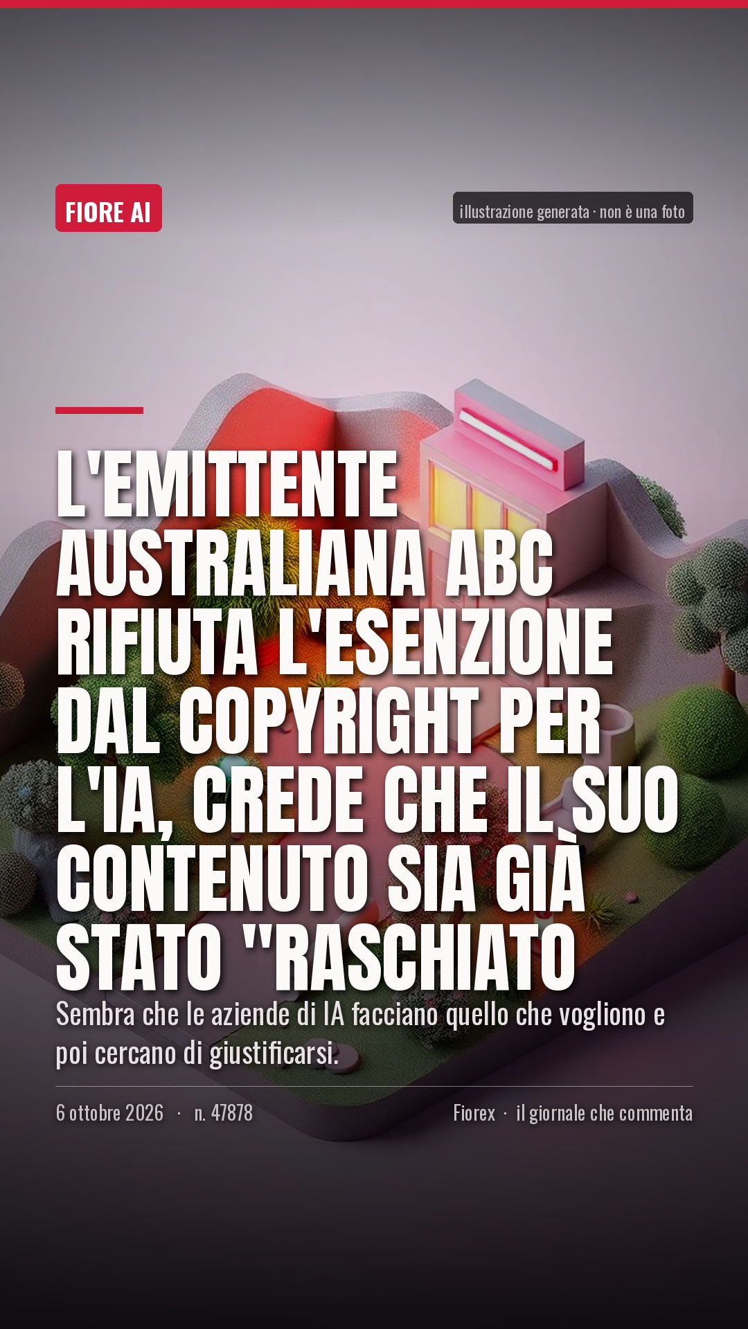 La cartolina verticale del pezzo, per le storie