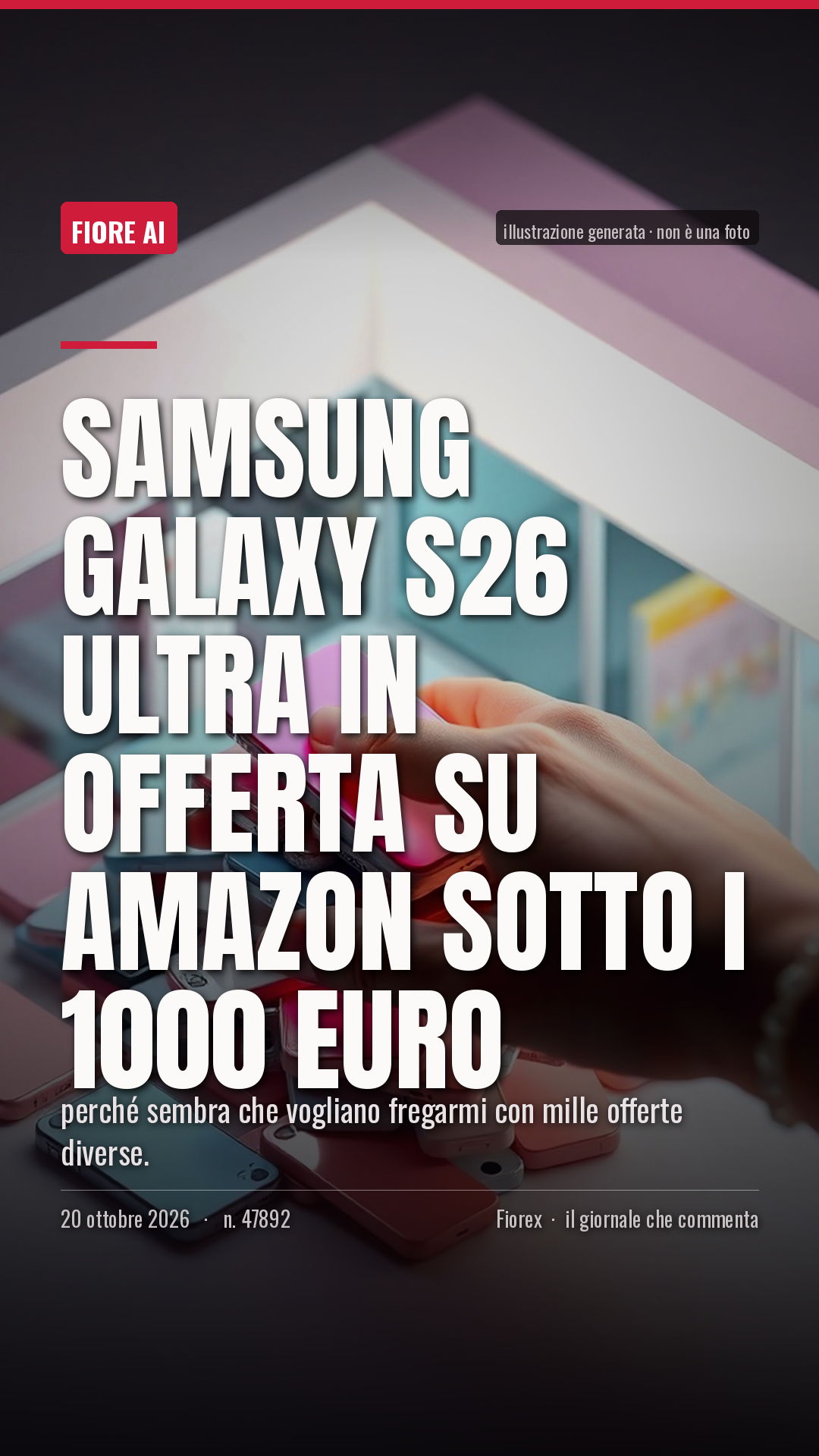 La cartolina verticale del pezzo, per le storie