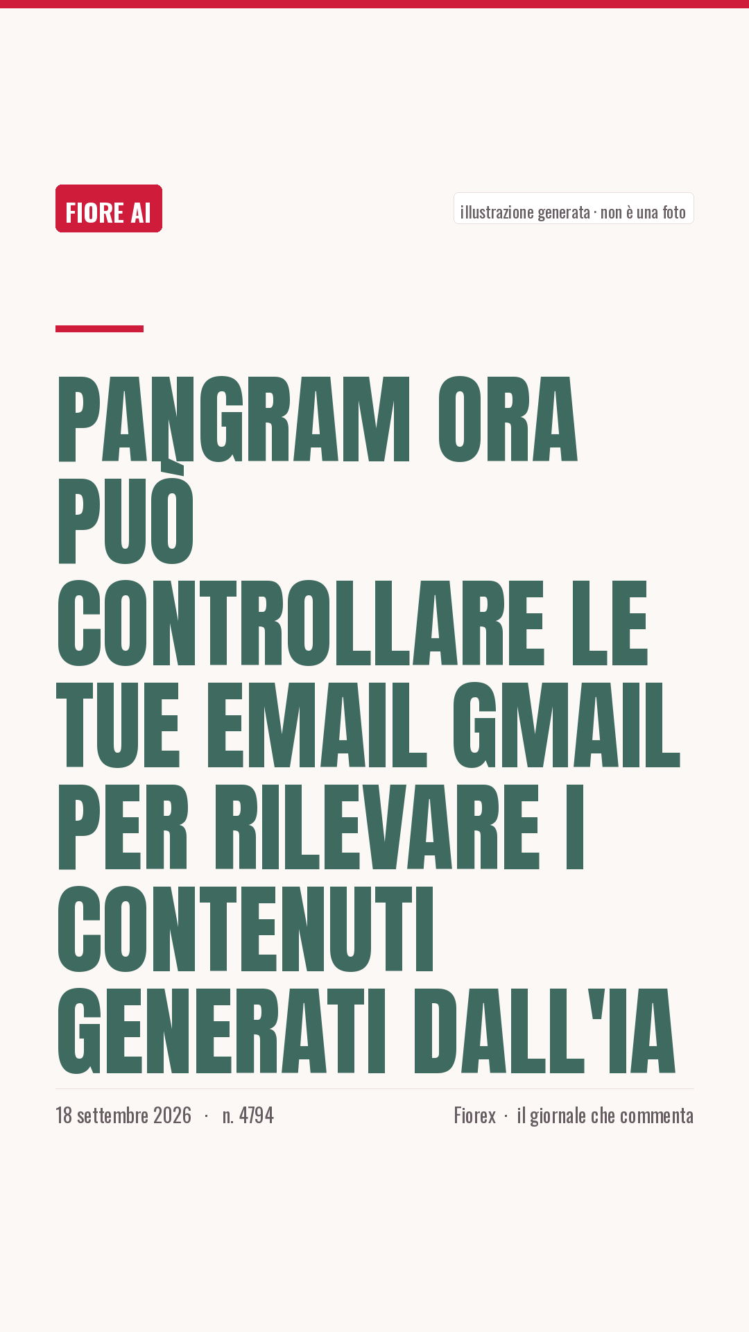 La cartolina verticale del pezzo, per le storie