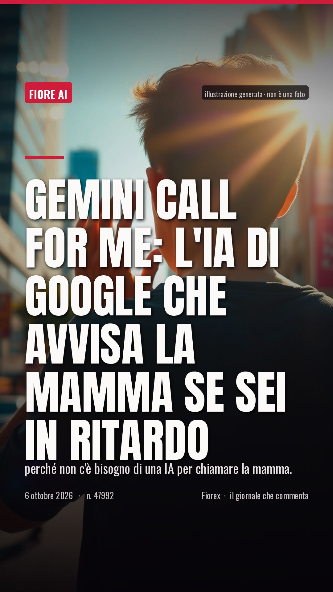 La cartolina verticale del pezzo, per le storie
